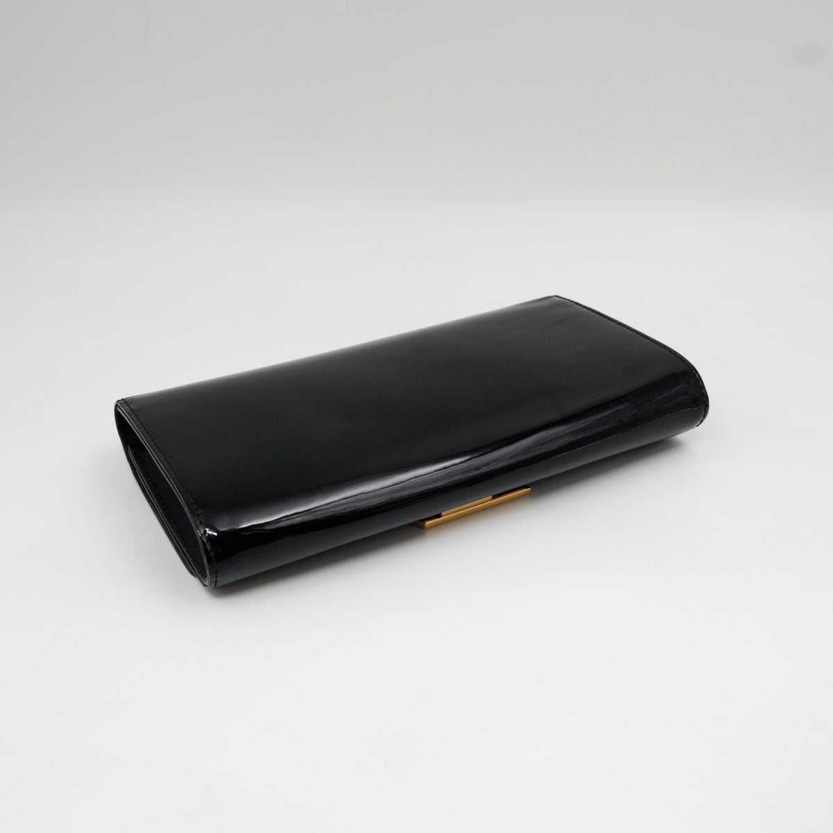 Louise Clutch Vernis Black
