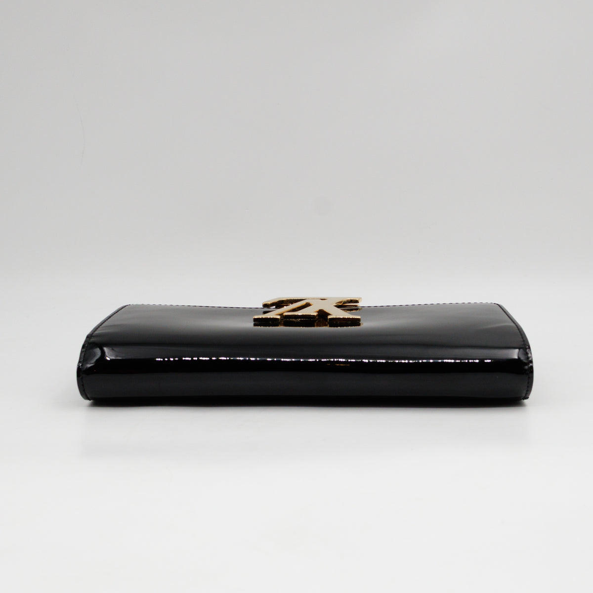 Louise Clutch Vernis Black