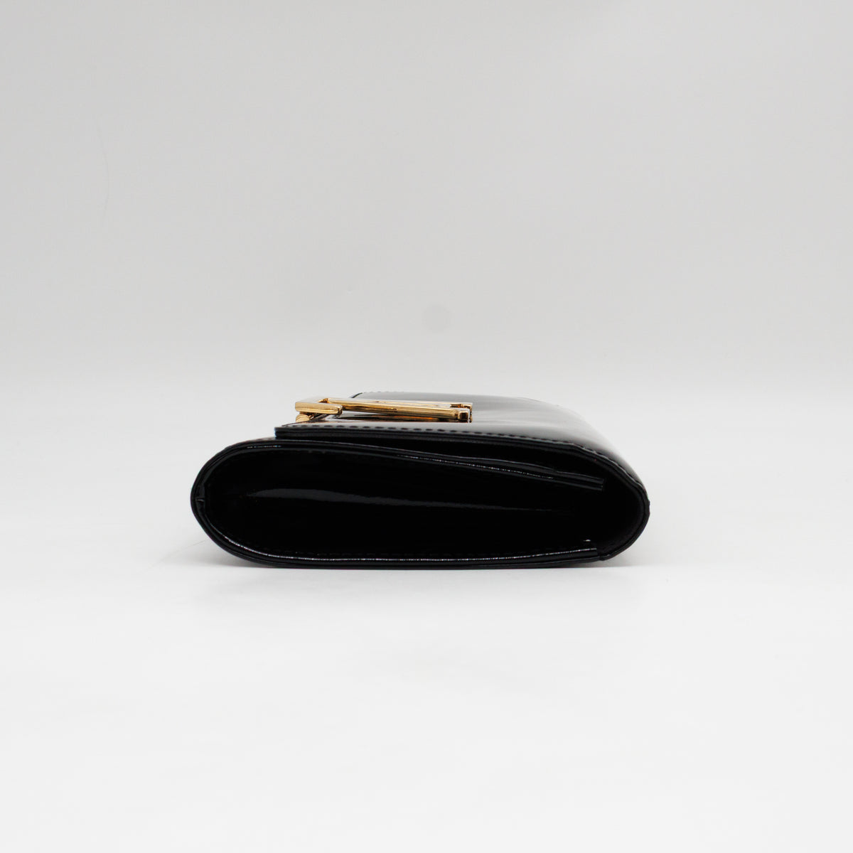 Louise Clutch Vernis Black