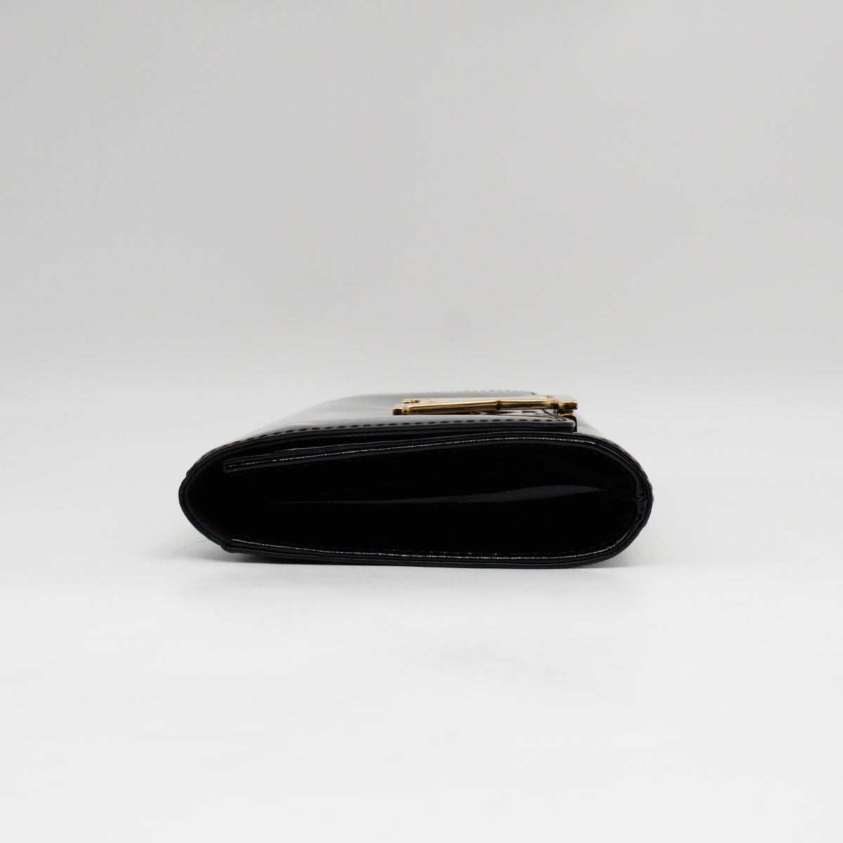 Louise Clutch Vernis Black