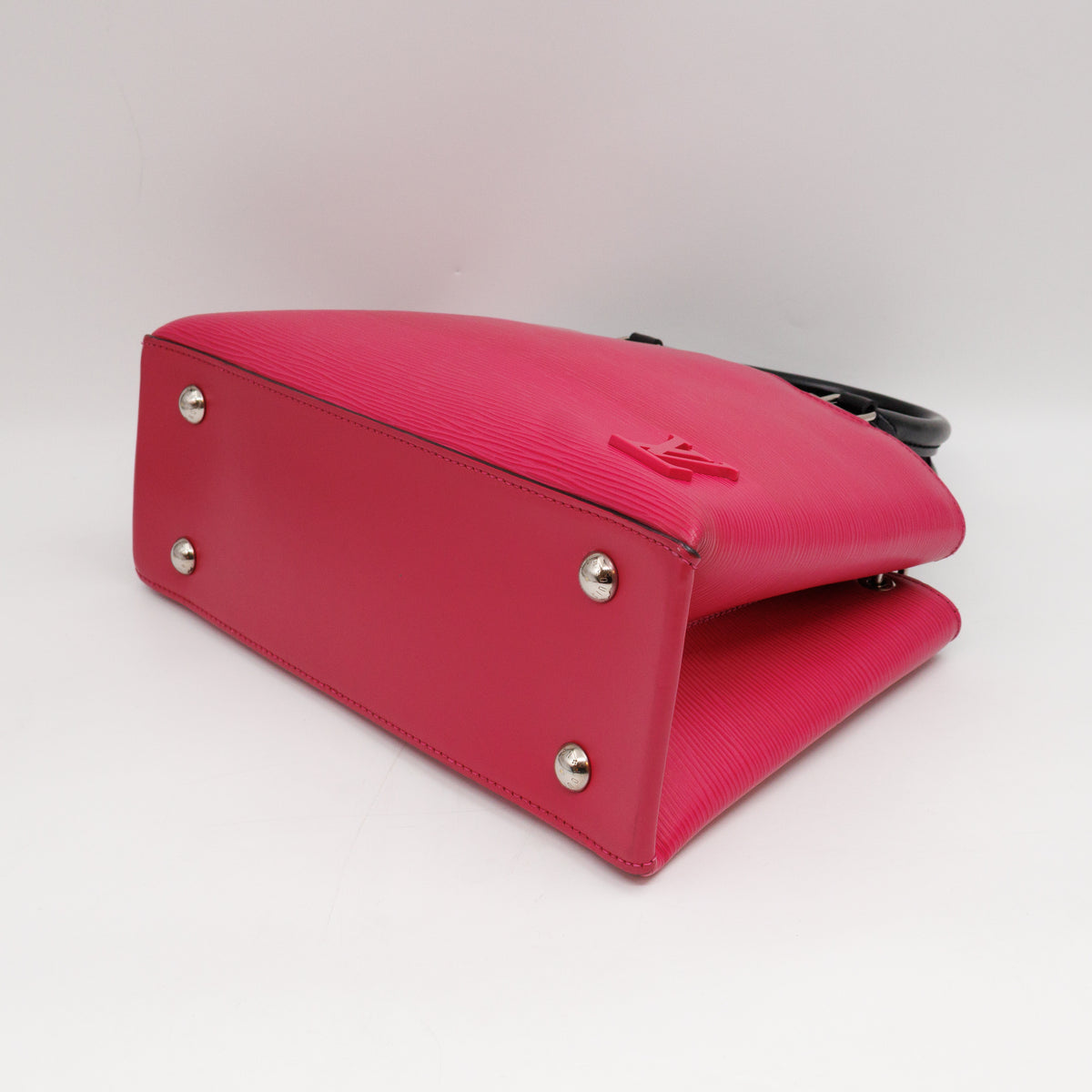Kleber PM Hot Pink & Black Epi Leather