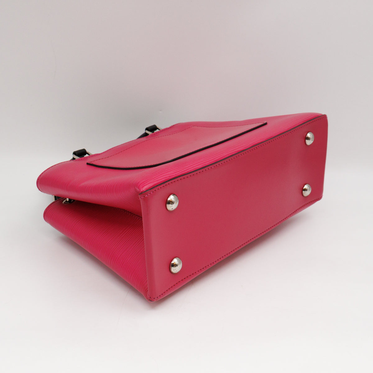 Kleber PM Hot Pink & Black Epi Leather
