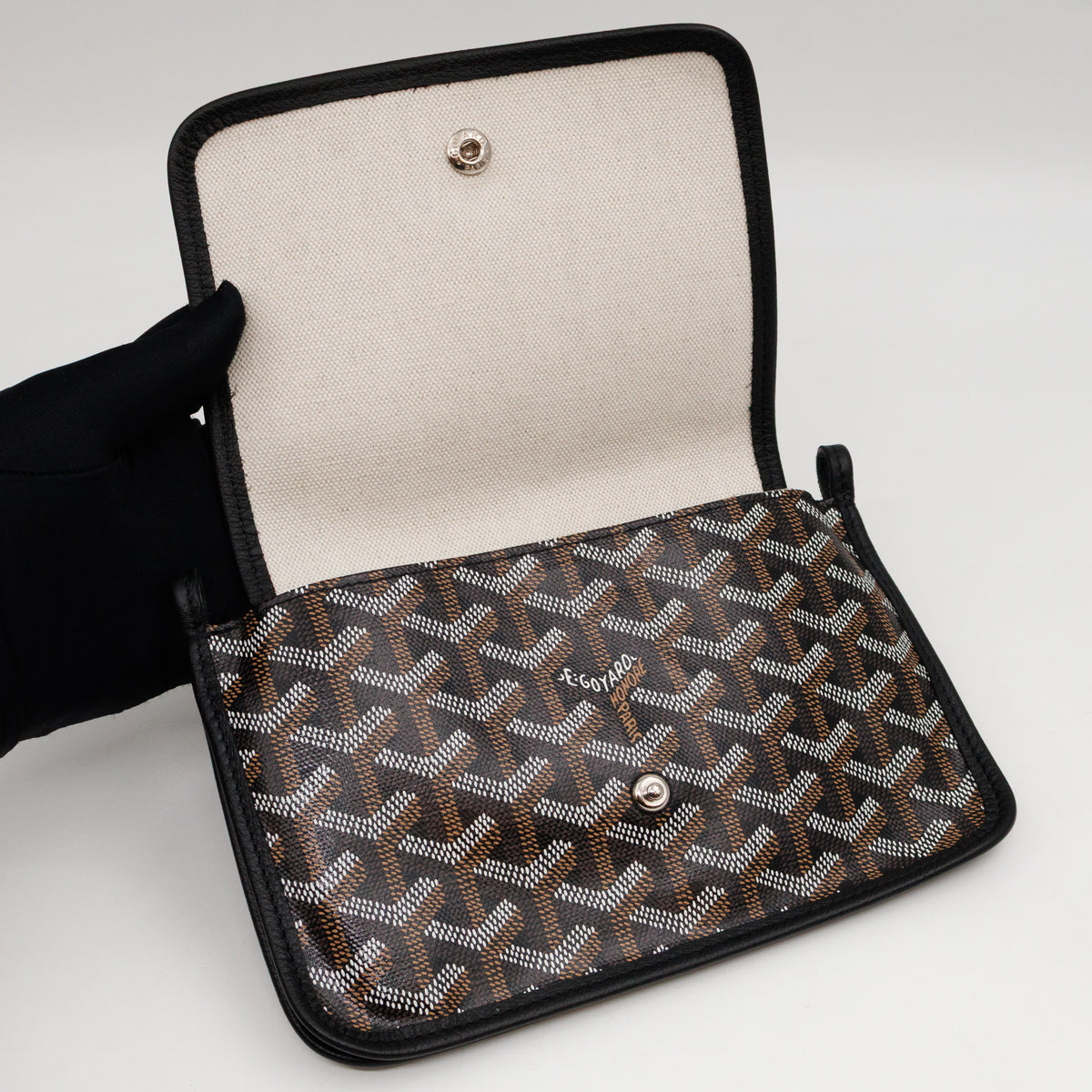 Plumet Wallet Goyardine Black