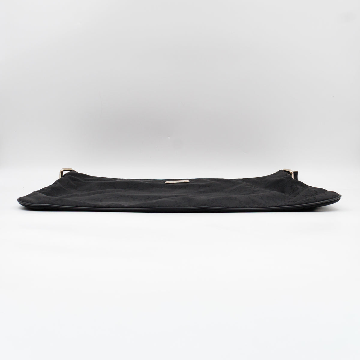Large GG Canvas Messenger Bag Black