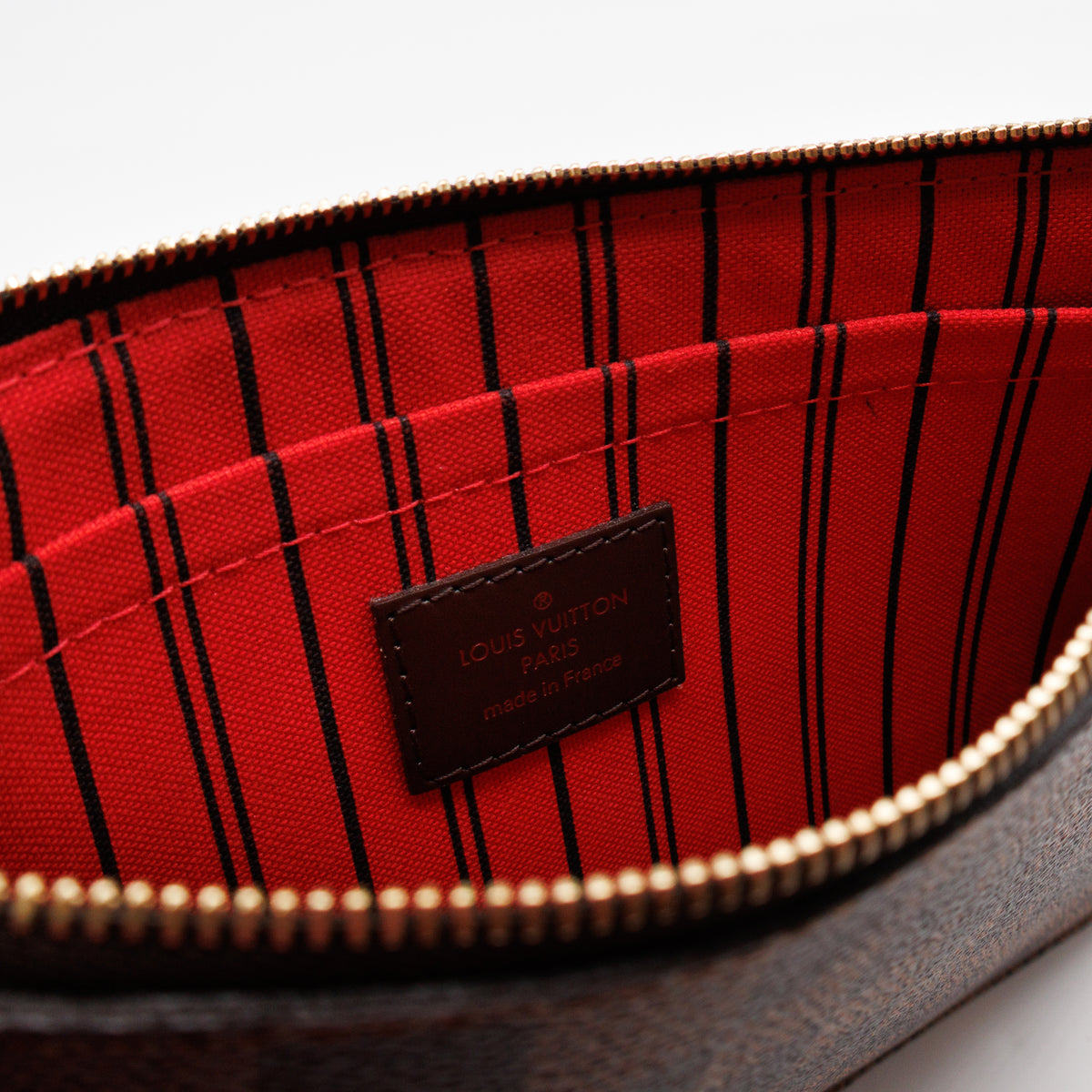 Neverfull Pochette Damier Ebene