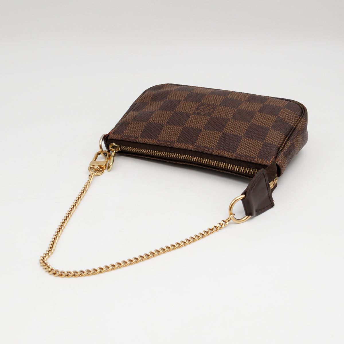 Mini Pochette Accessoires Damier Ebene