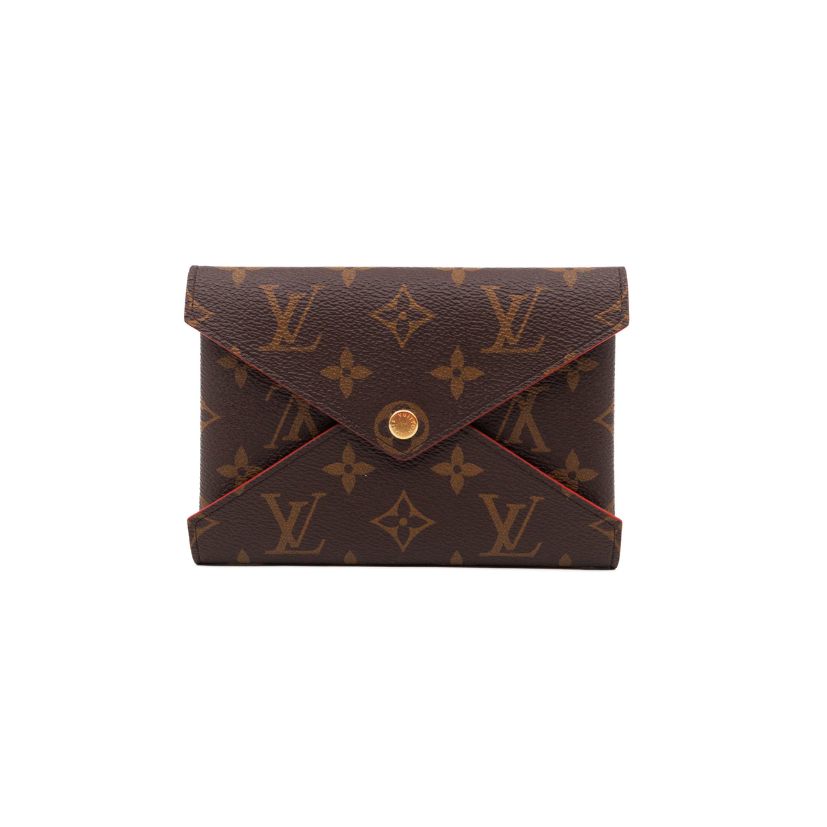 Kirigami Pochette Medium Monogram Red
