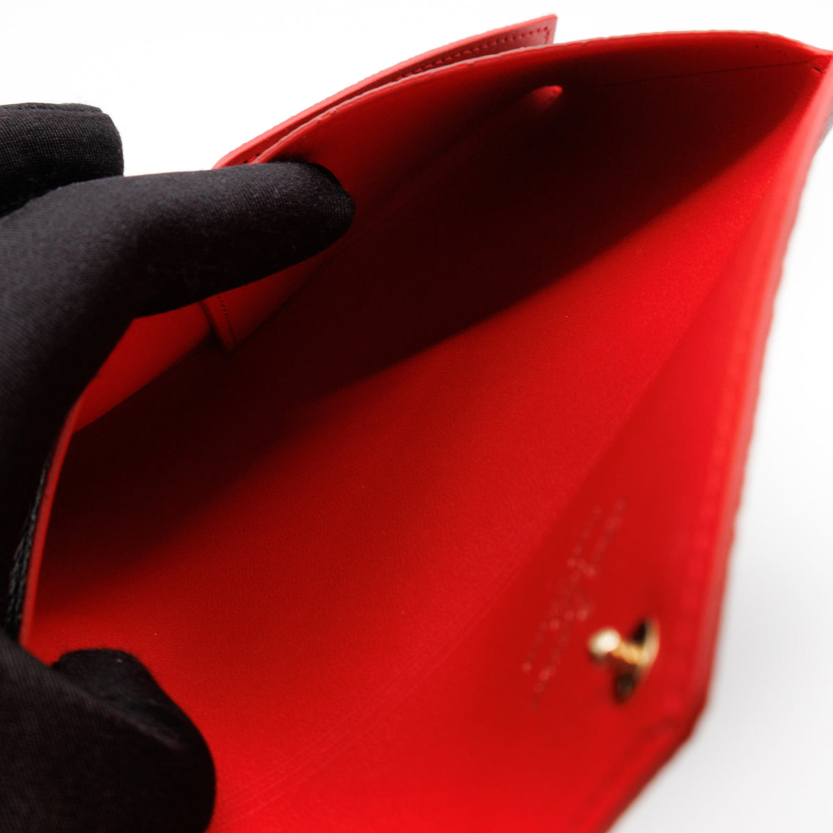 Kirigami Pochette Medium Monogram Red