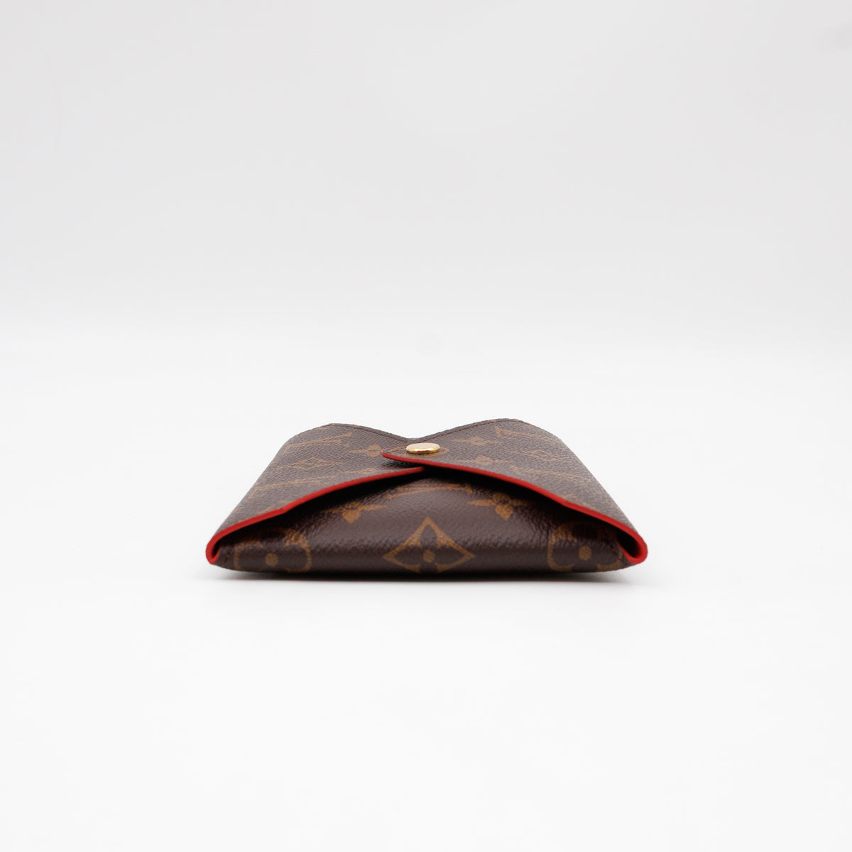 Kirigami Pochette Medium Monogram Red