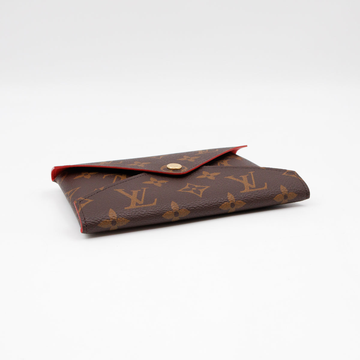 Kirigami Pochette Medium Monogram Red