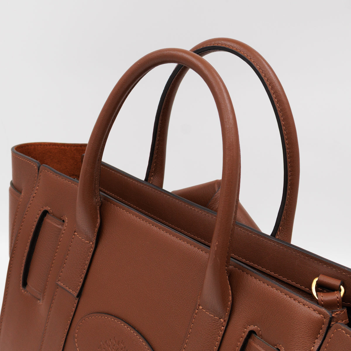Mulberry x Acne Studios Small Musubi Bayswater Oak Leather