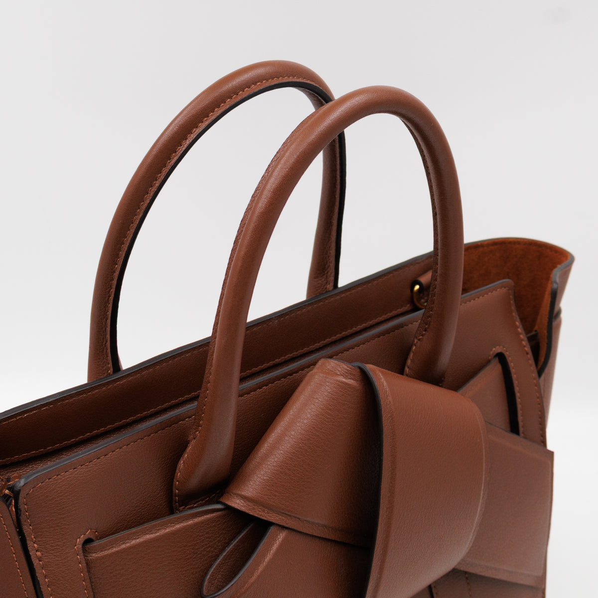 Mulberry x Acne Studios Small Musubi Bayswater Oak Leather