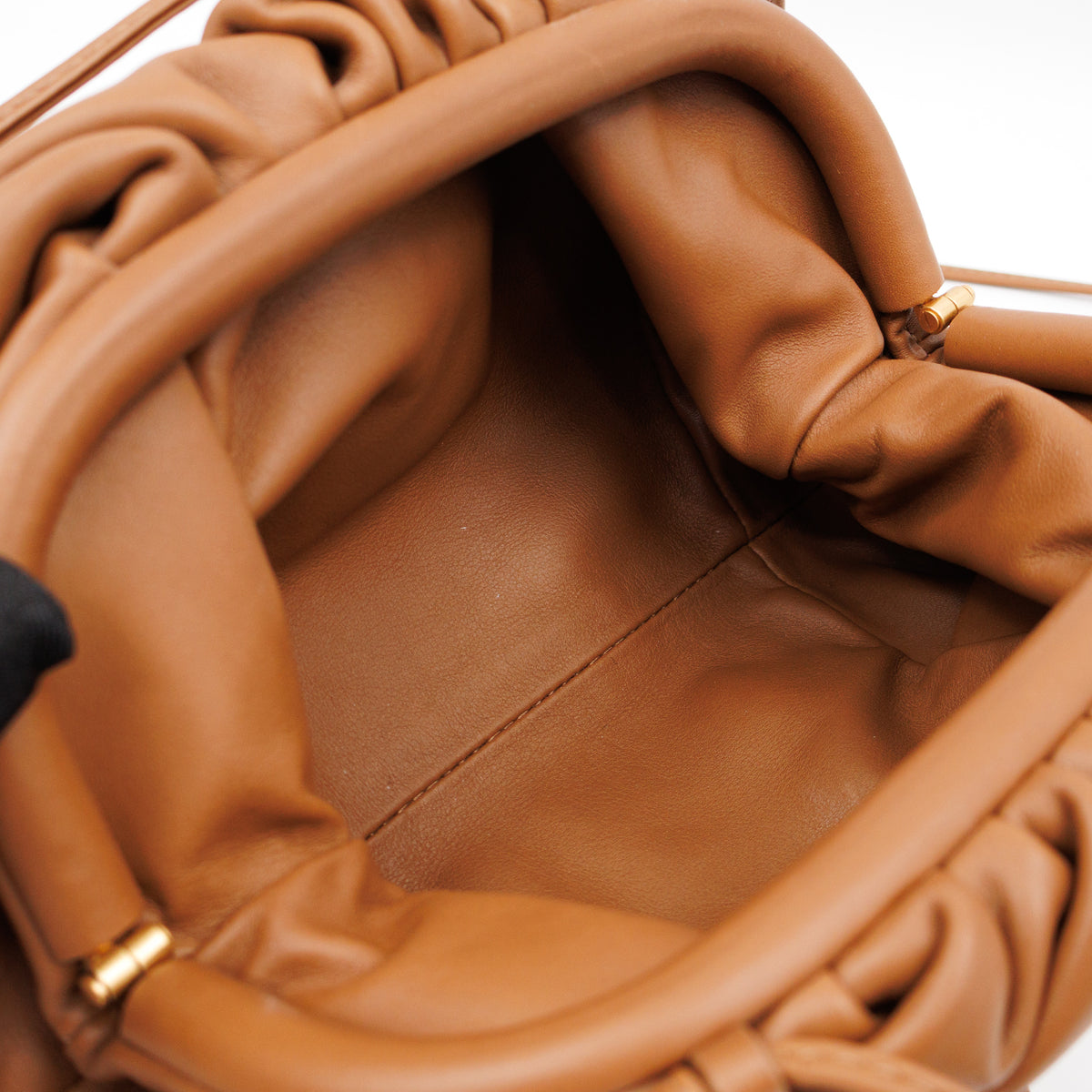 The Pouch Mini Crossbody Brown Leather