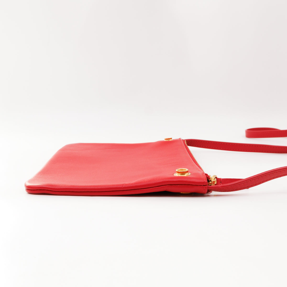 Trio Bag Red Leather