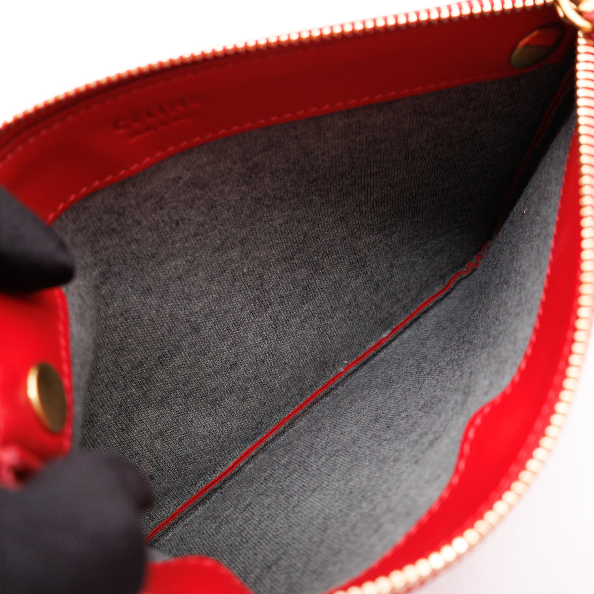 Trio Bag Red Leather