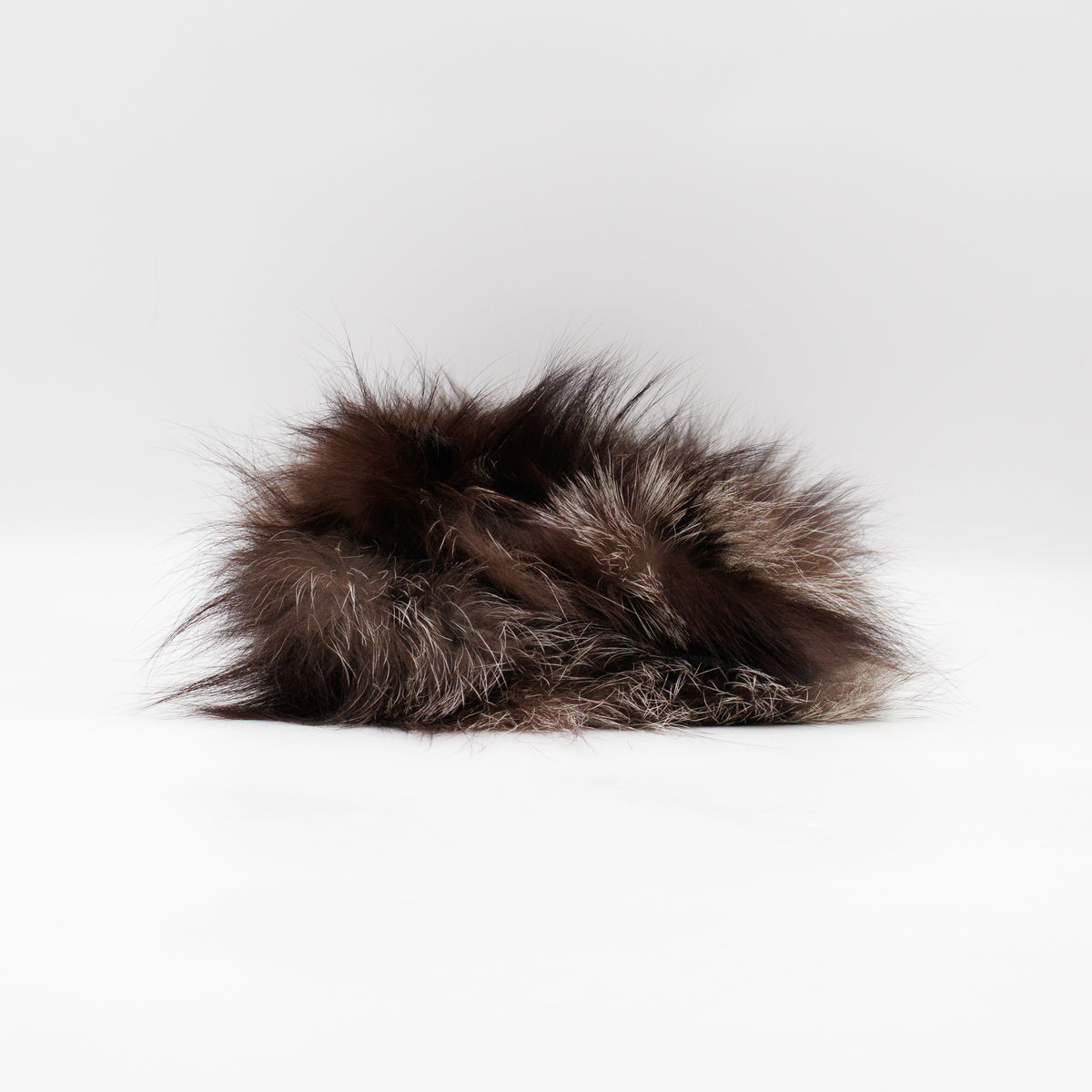 Frame Clutch Natural Fox Fur