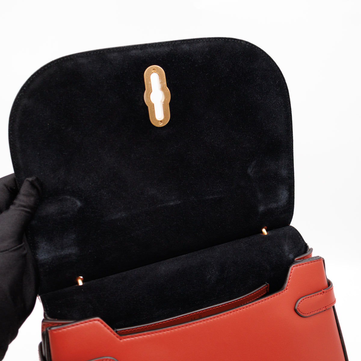 Amberley Medium Satchel Brick Diagonal Stripe Leather