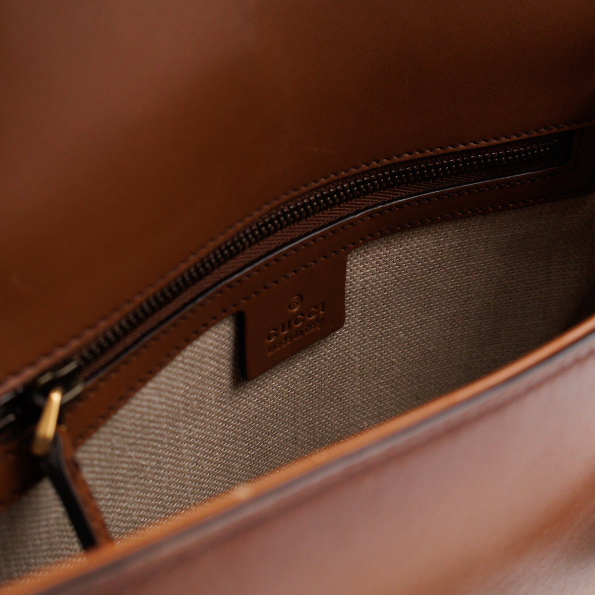 Lady Web Medium Brown Leather