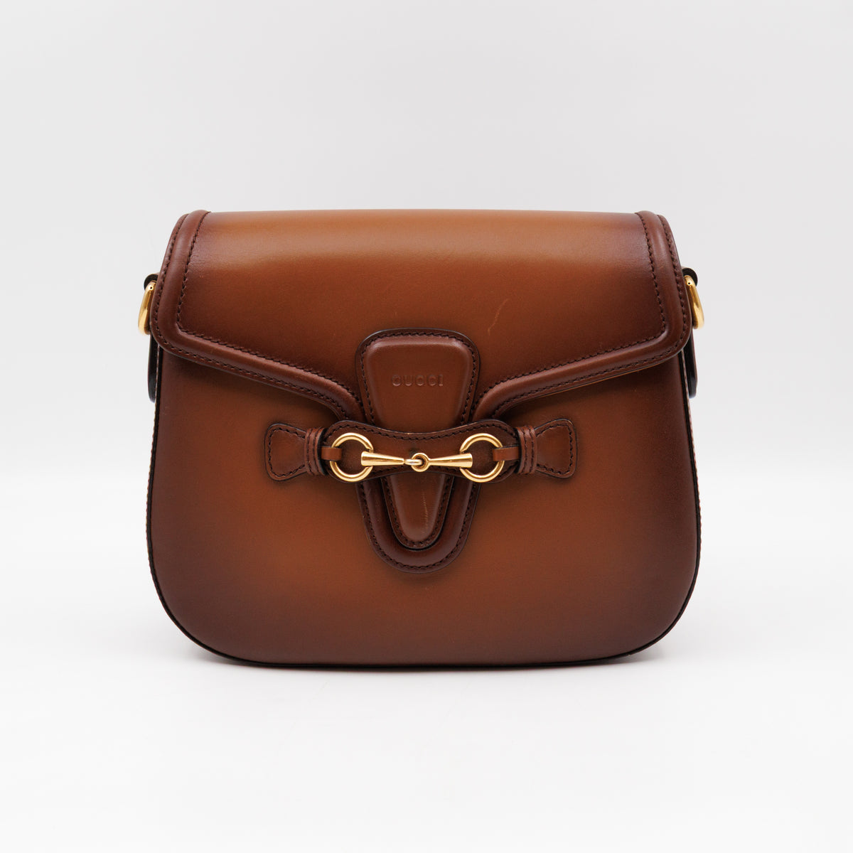 Lady Web Medium Brown Leather
