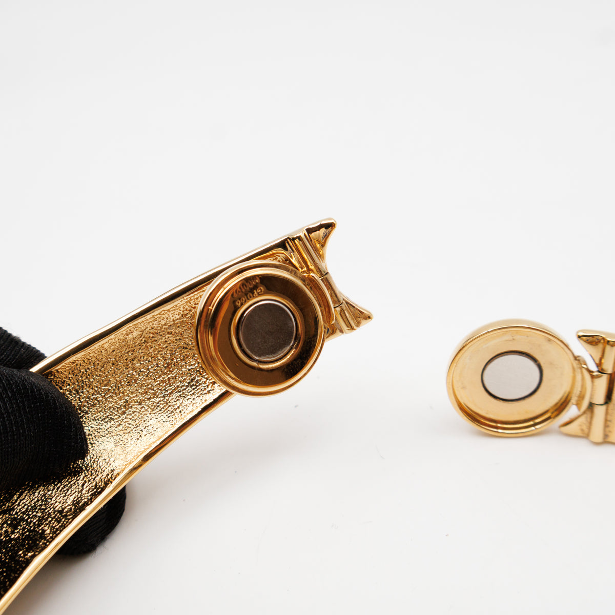 Malletage Crew Statement Collar Necklace Gold