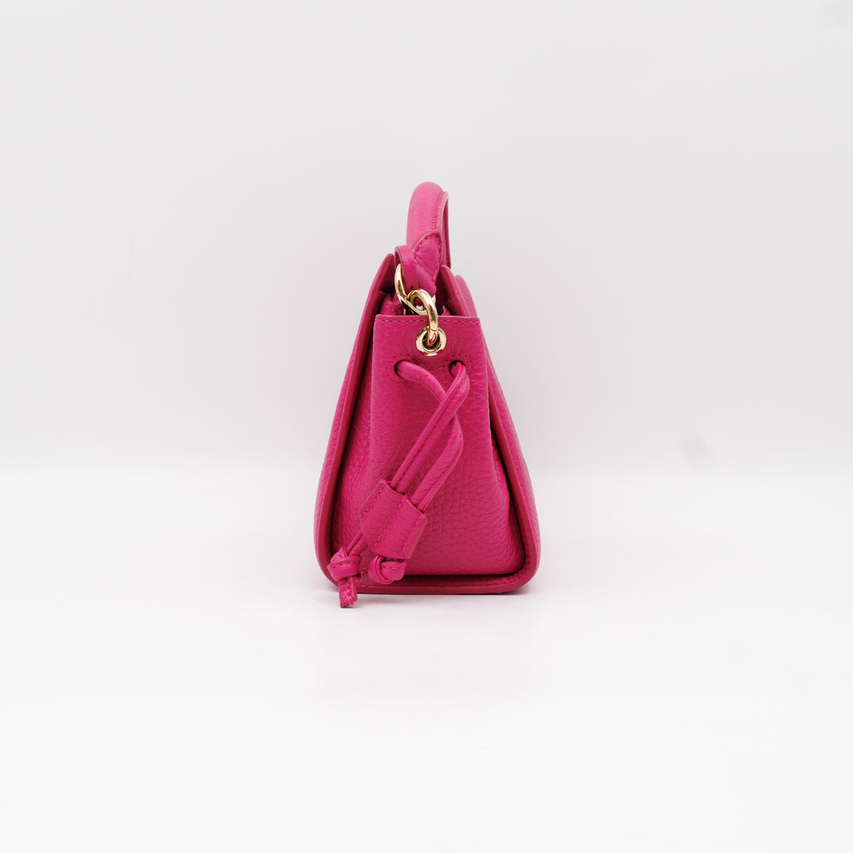 Special Edition Mini lris Neon Pink Grained Leather