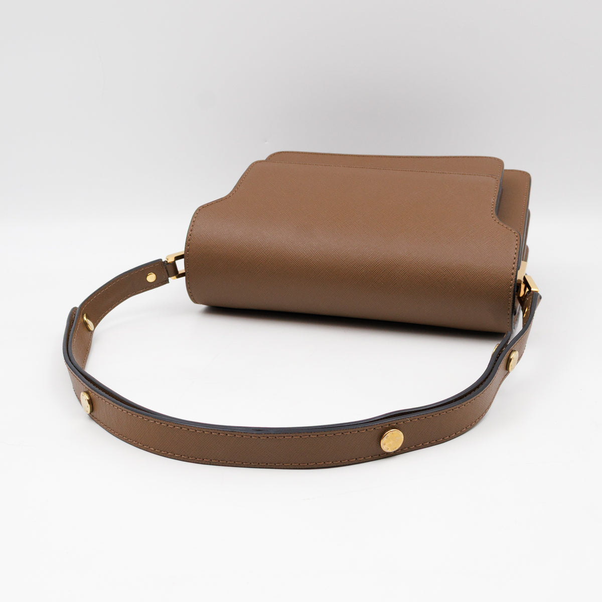 Trunk Bag Medium Brown Leather