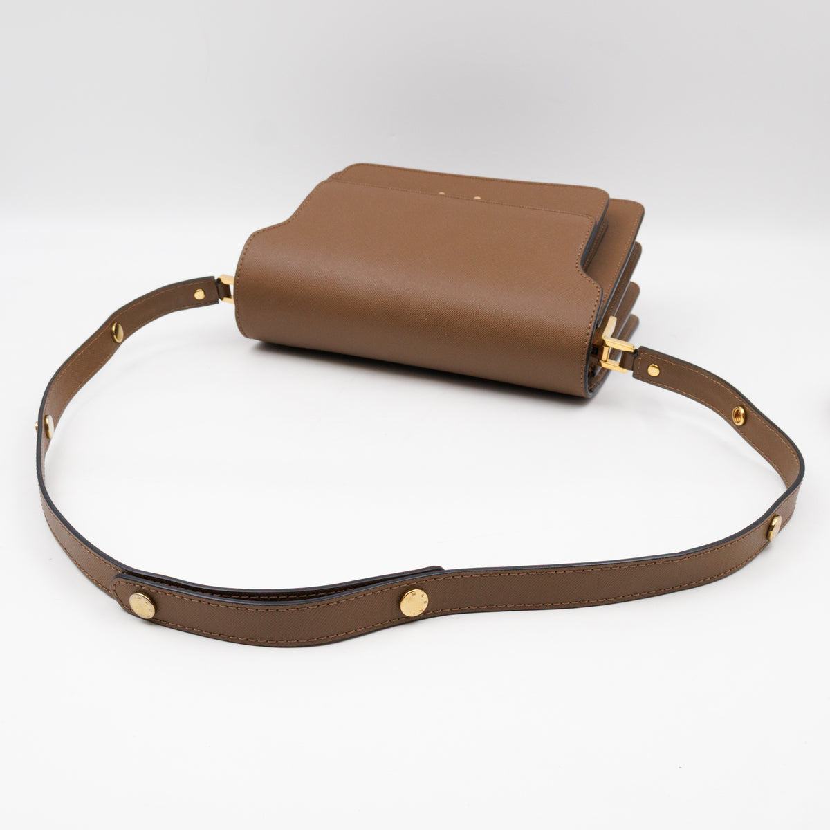 Trunk Bag Medium Brown Leather