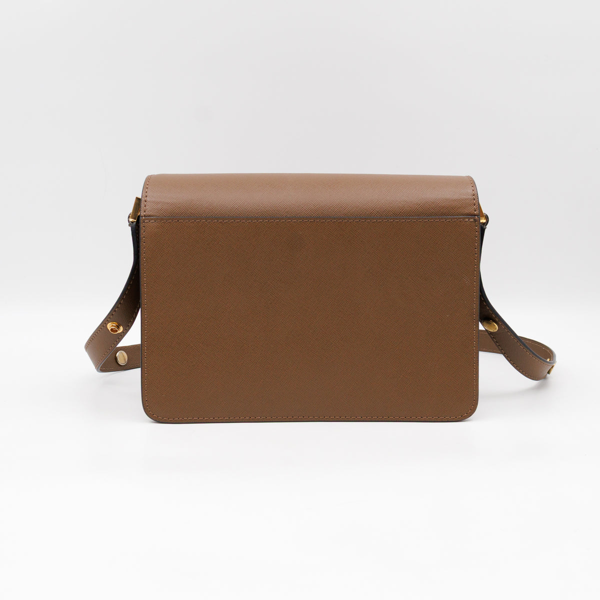 Trunk Bag Medium Brown Leather