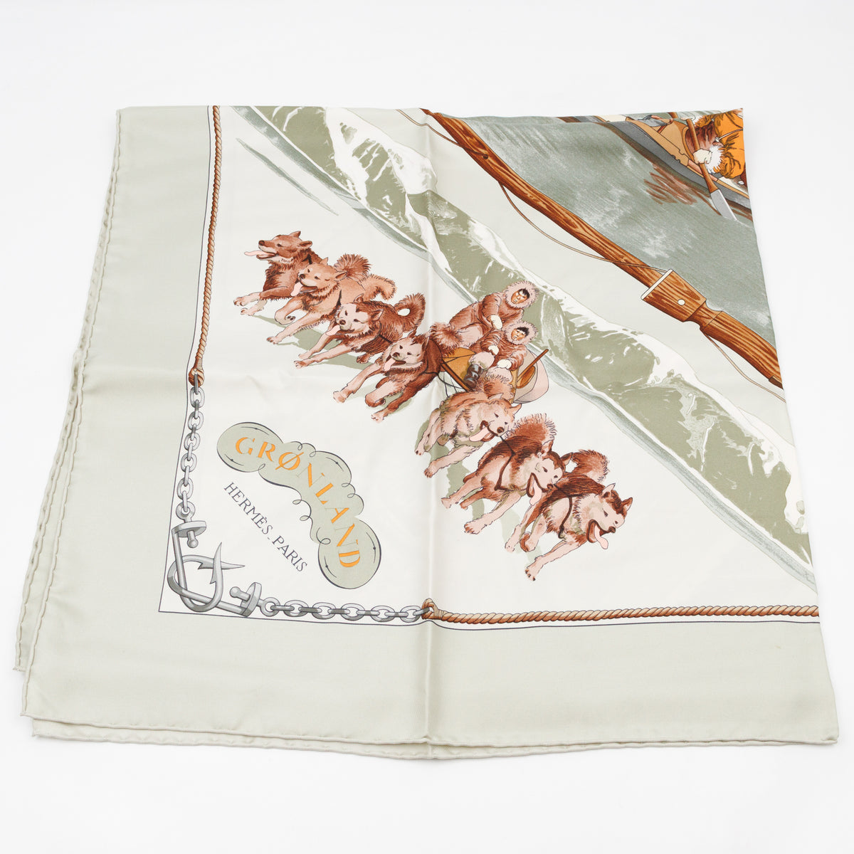 Silk Scarf 90 Grønland