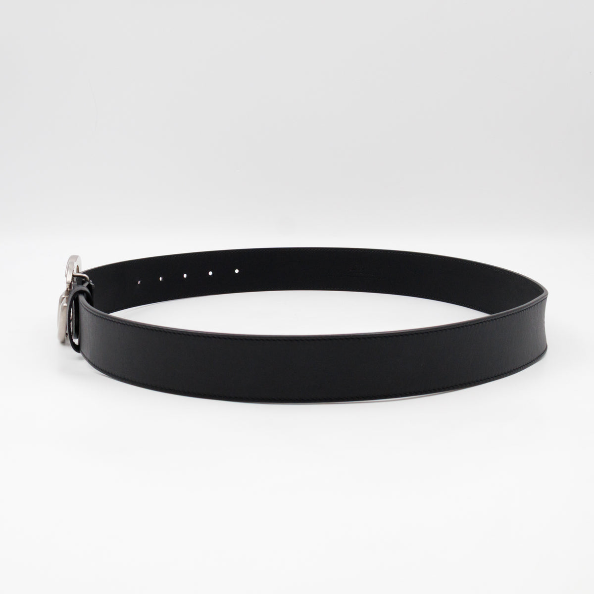 GG Marmont Wide Belt Black Leather 90/36