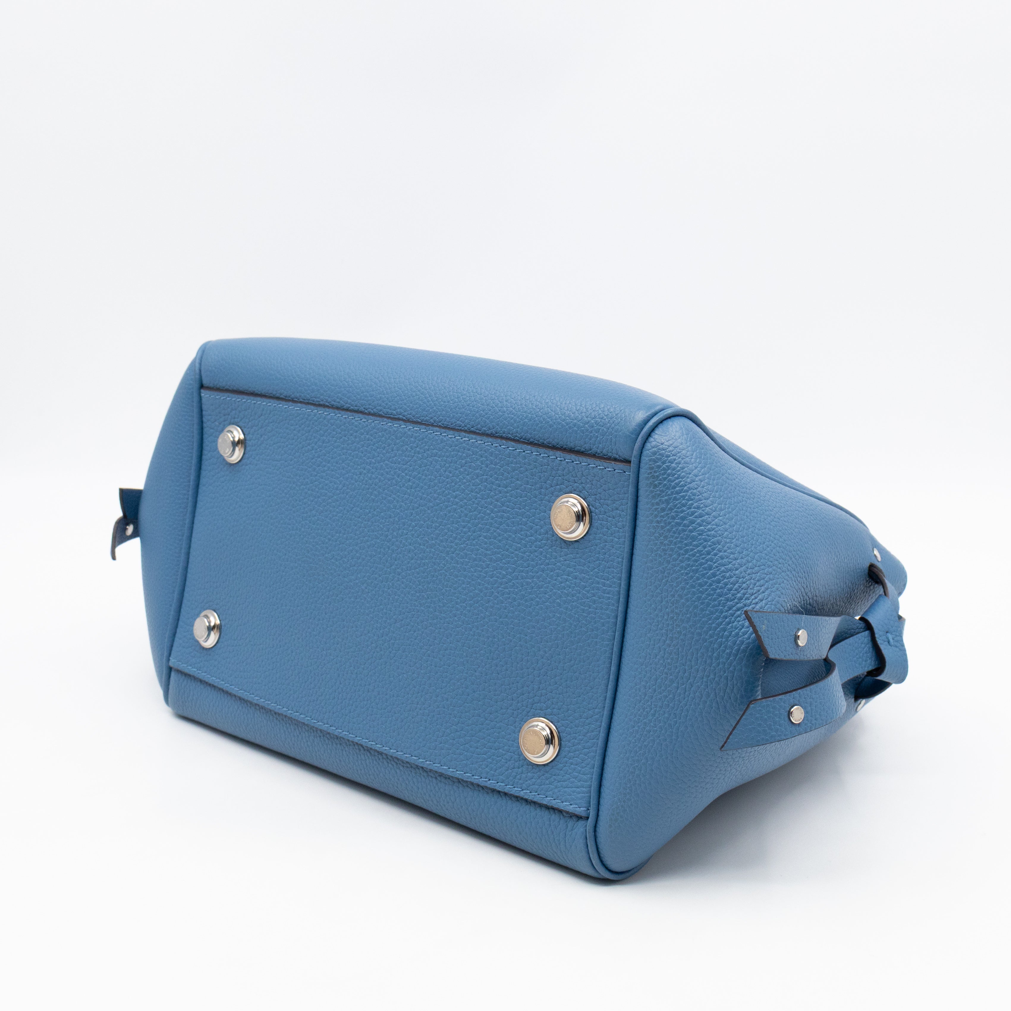 Milla PM Bleu Denim Veau Nuage Leather