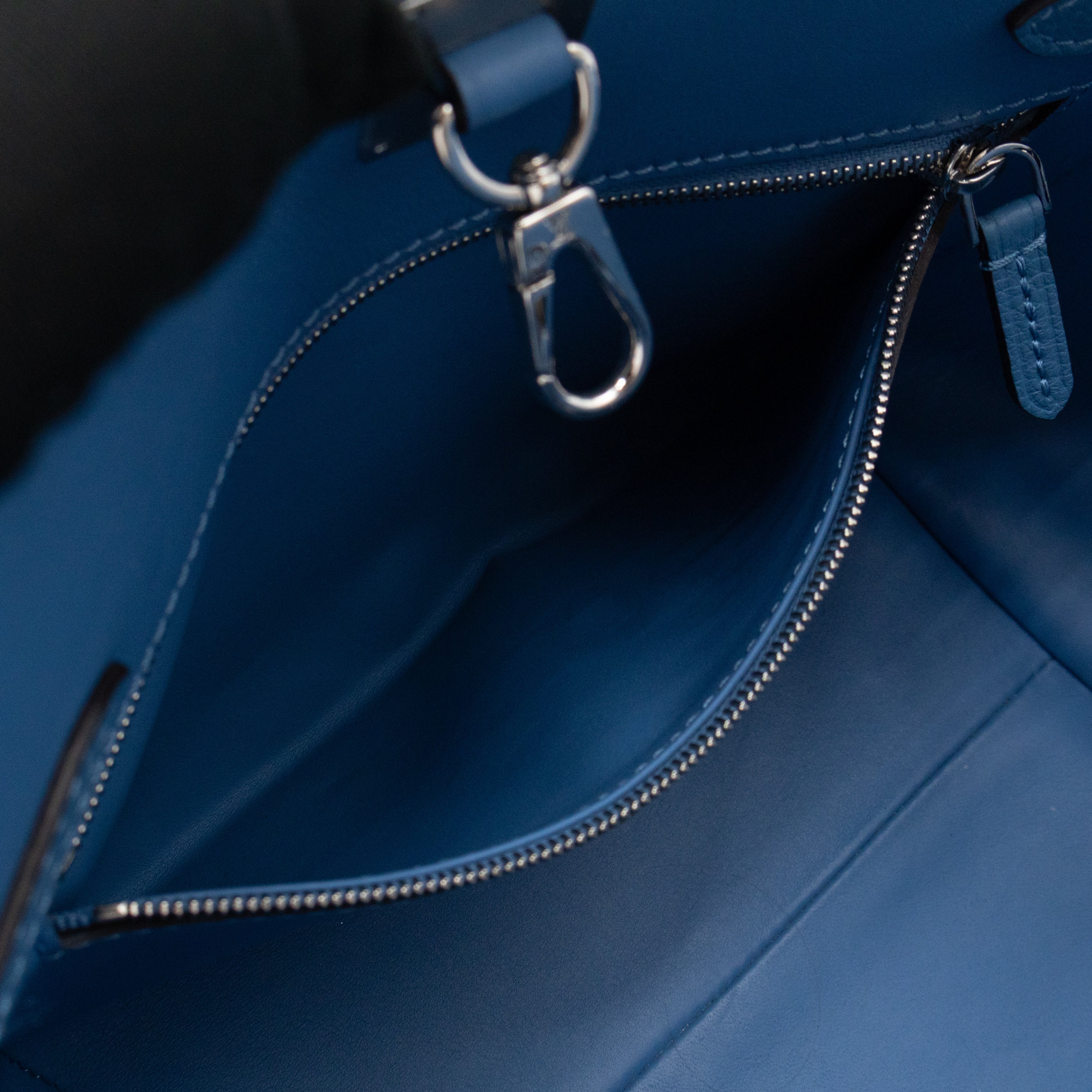 Milla PM Bleu Denim Veau Nuage Leather