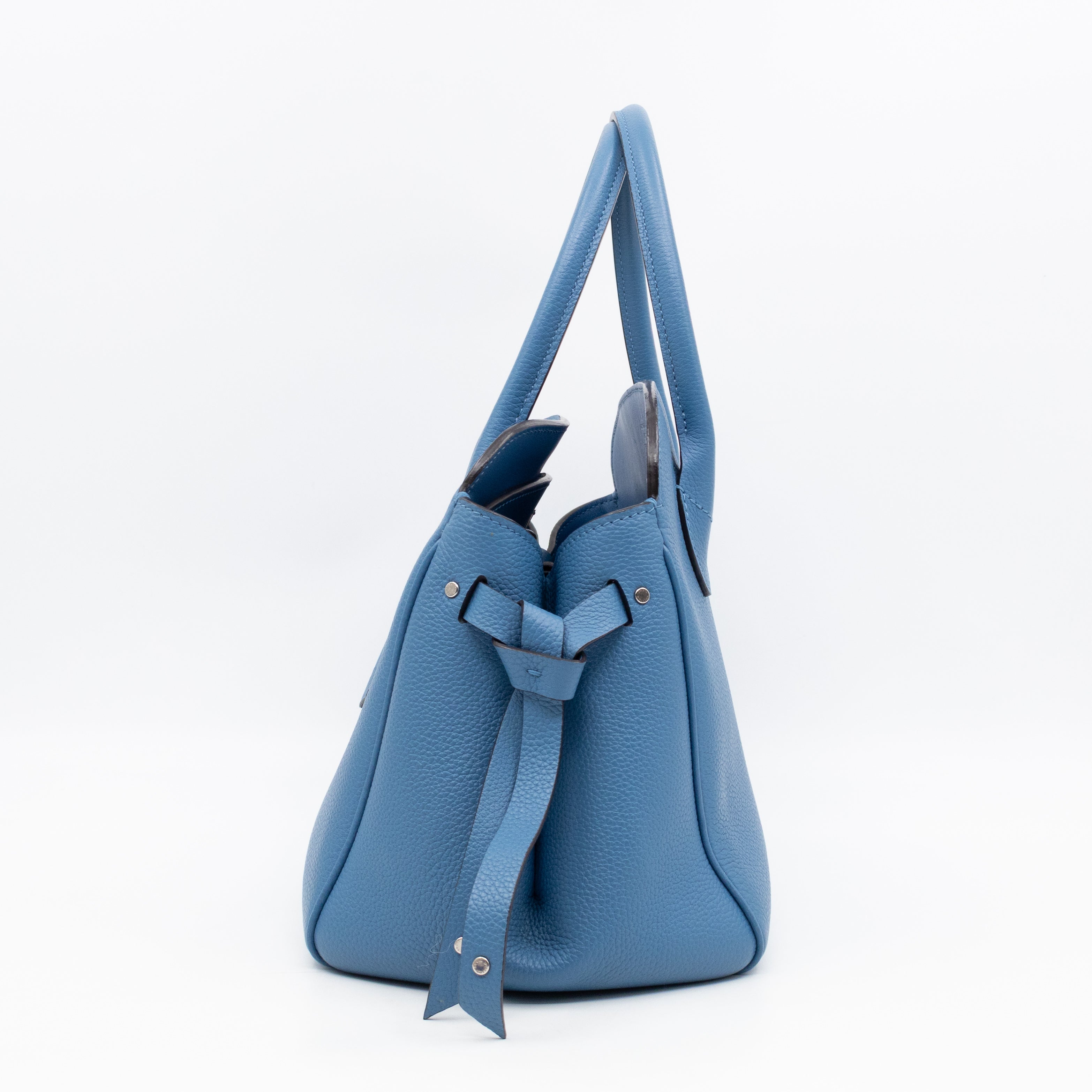 Milla PM Bleu Denim Veau Nuage Leather