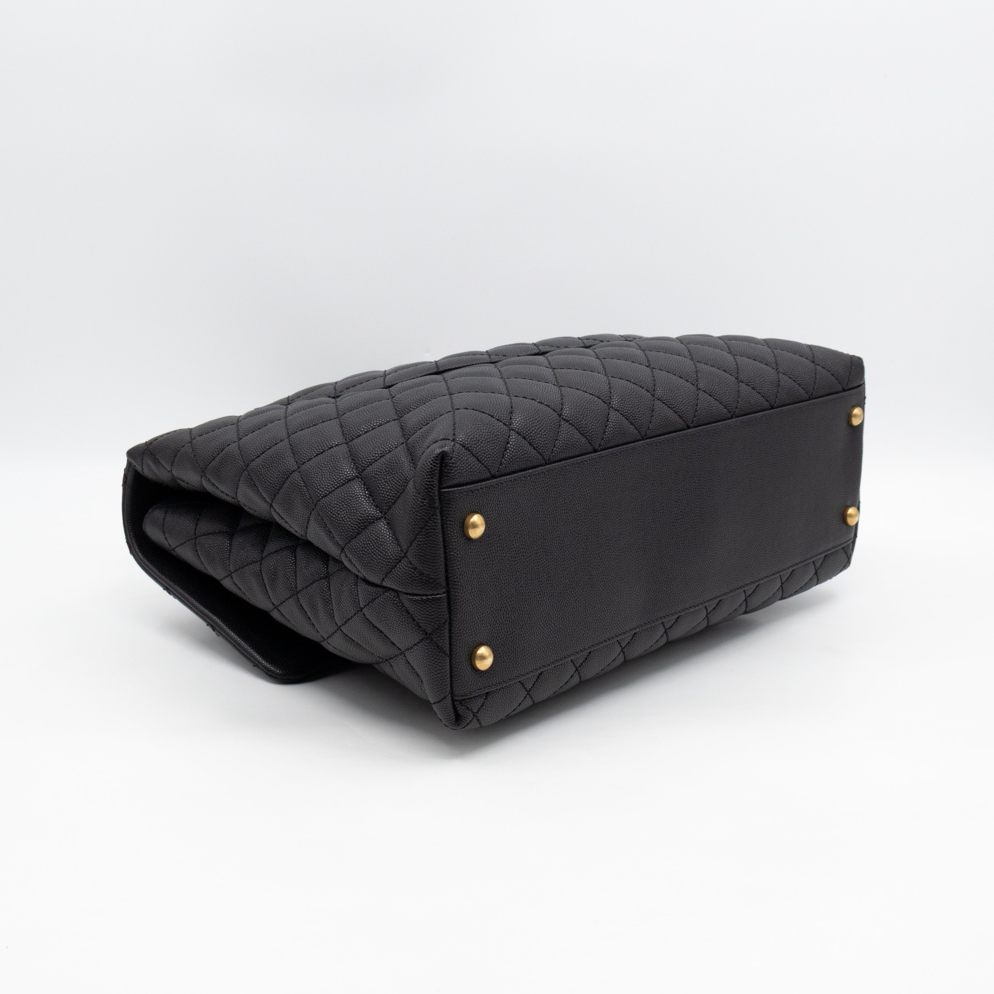 Coco Handle Large Black Caviar