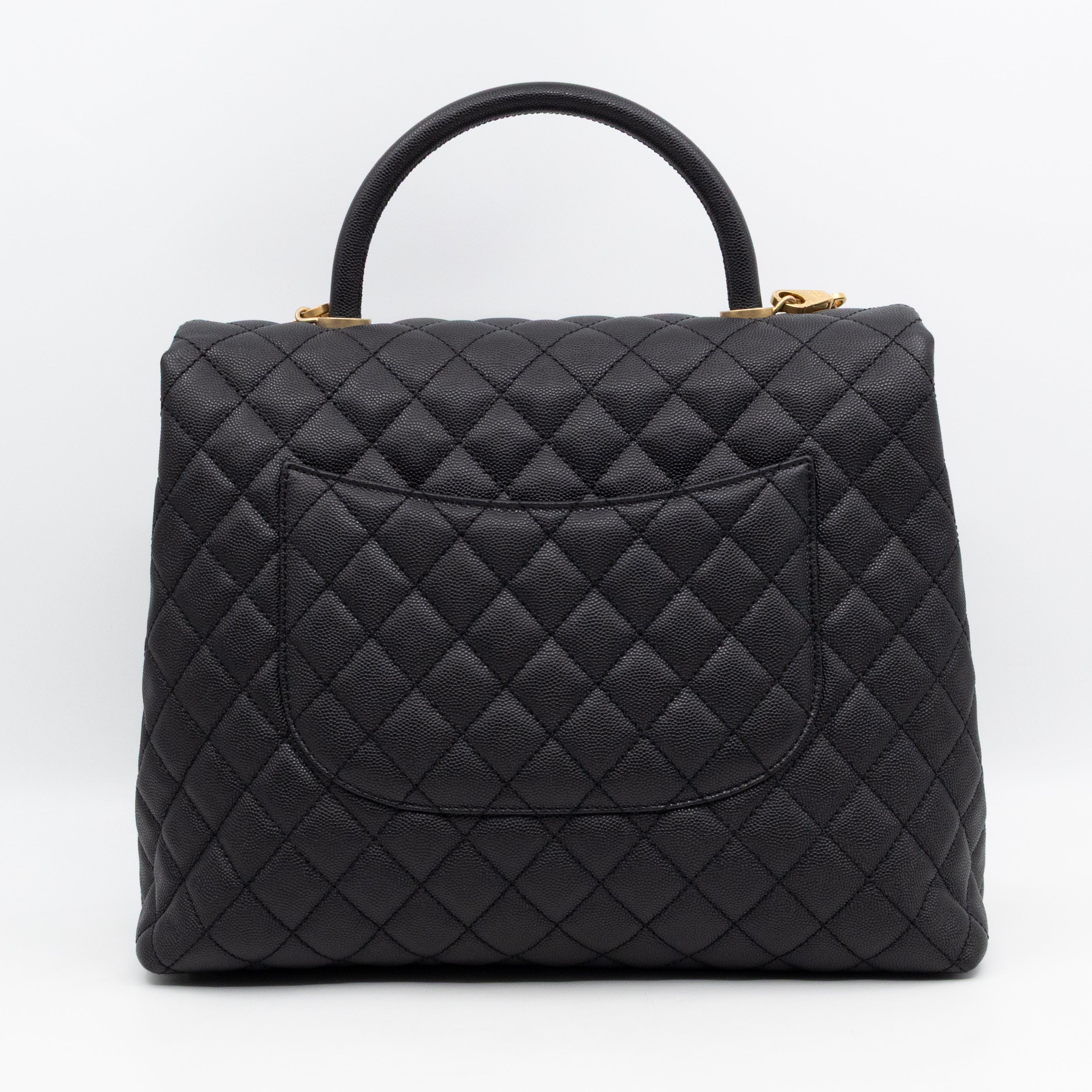 Coco Handle Large Black Caviar