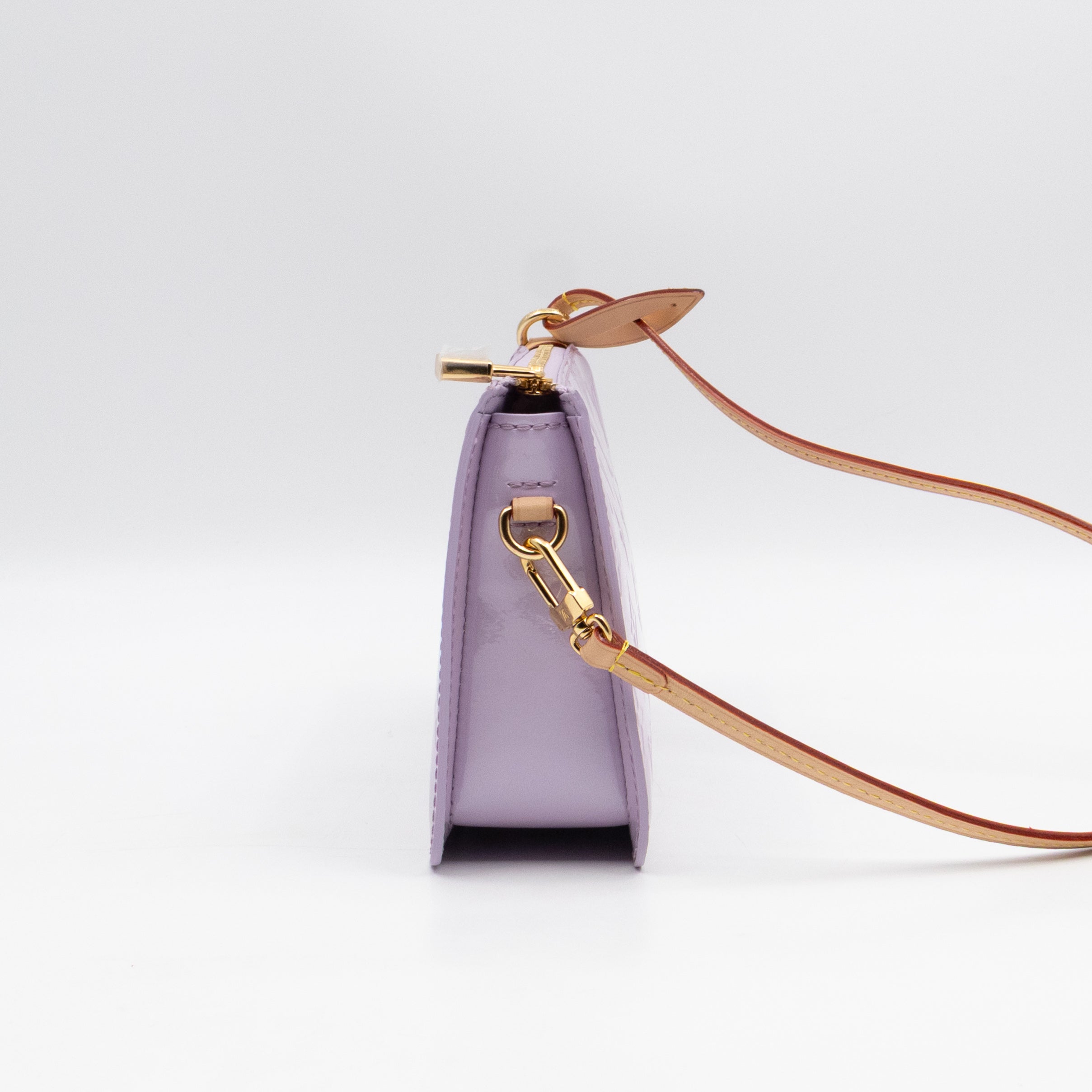 Lexington Pochette Lilac Vernis Leather