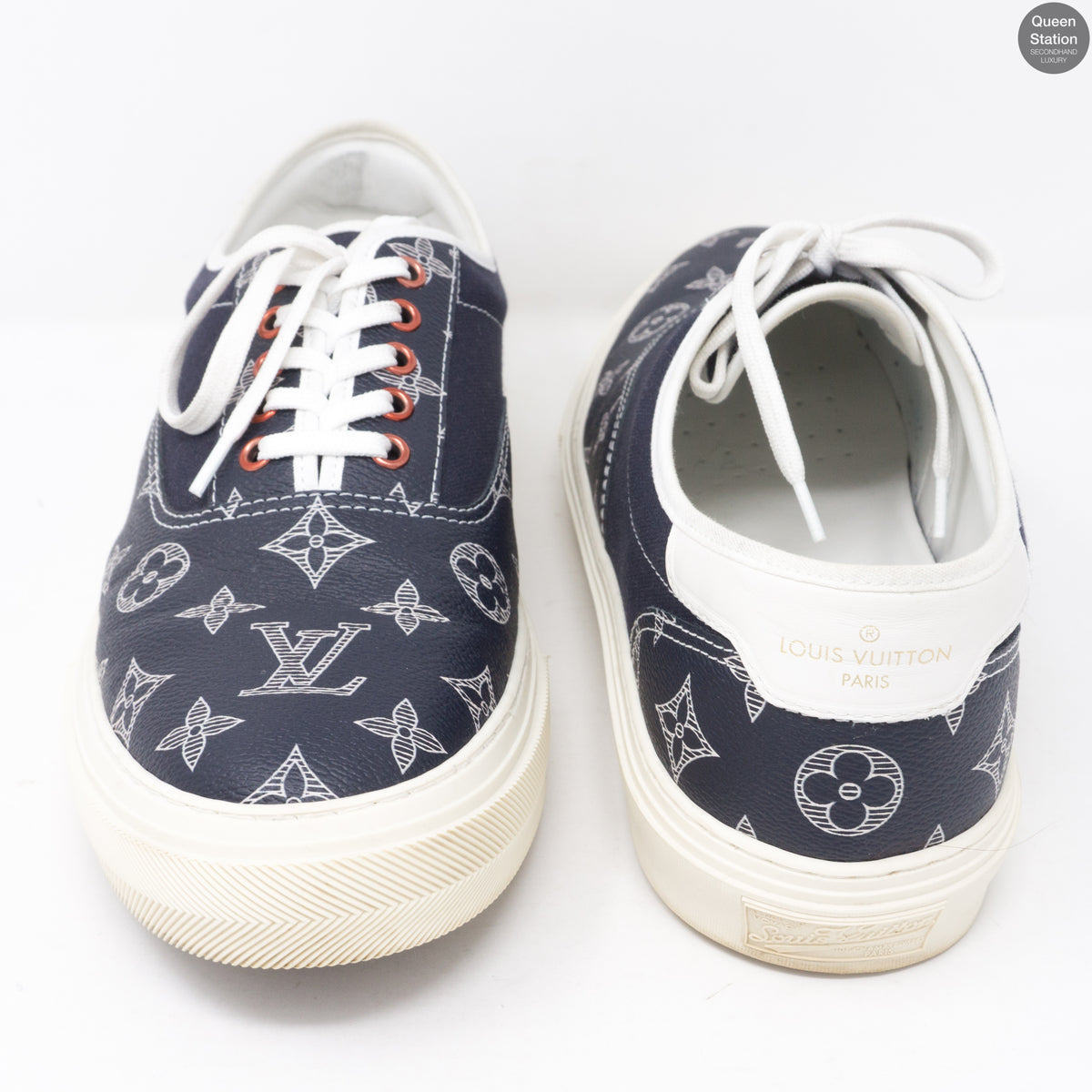 Trocadero Trainers Monogram Blue