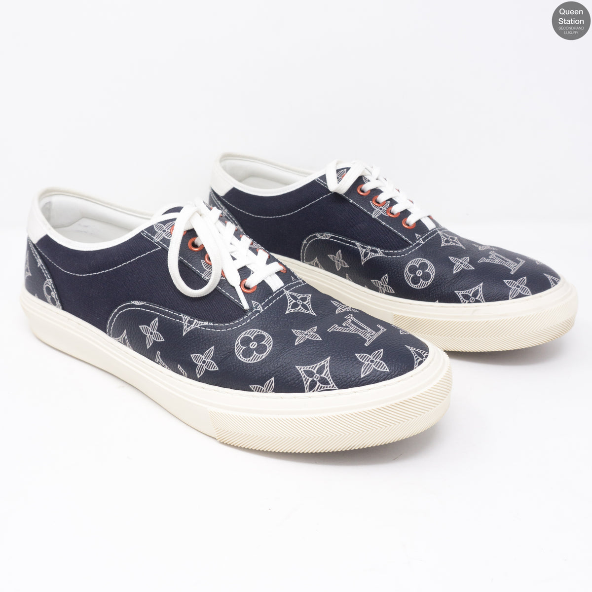 Trocadero Trainers Monogram Blue