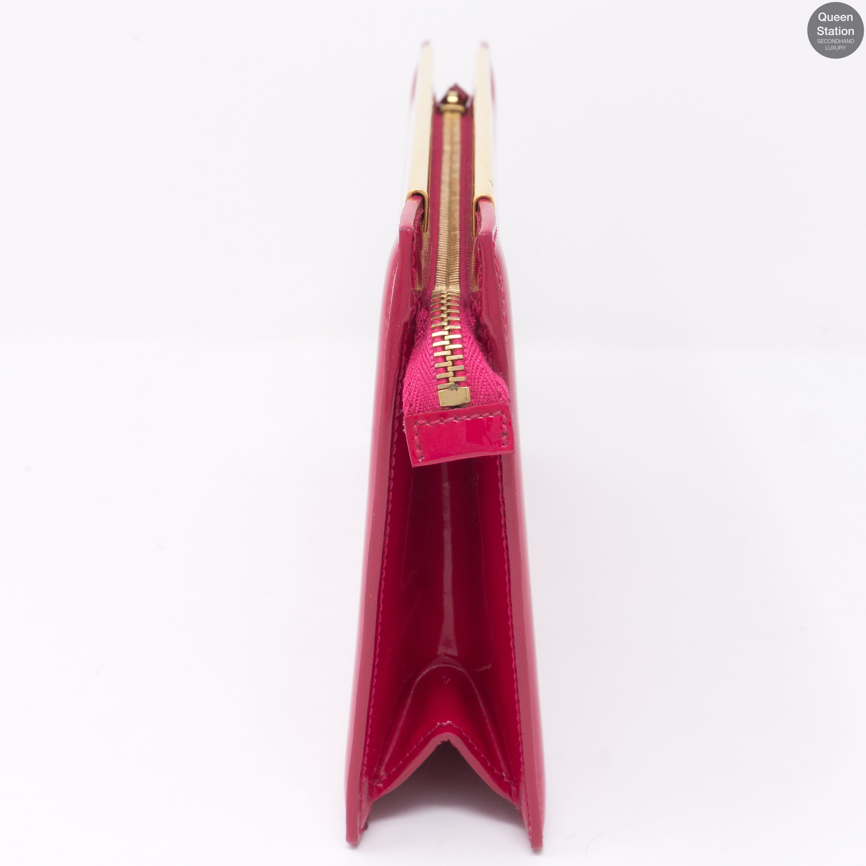 Lutetia Clutch Patent Leather Pink