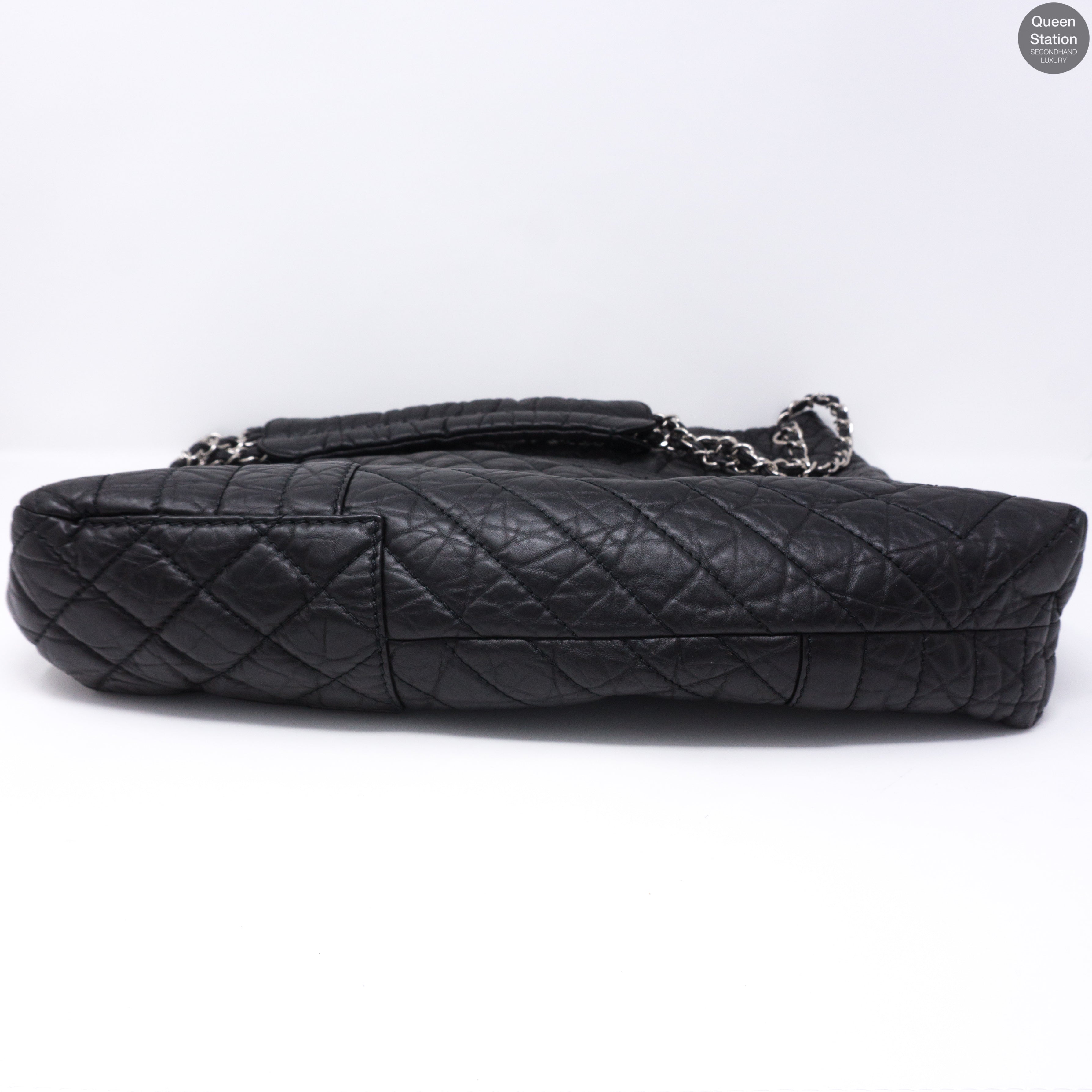 Jumbo XL 10A Quilted Leather Tote Bag