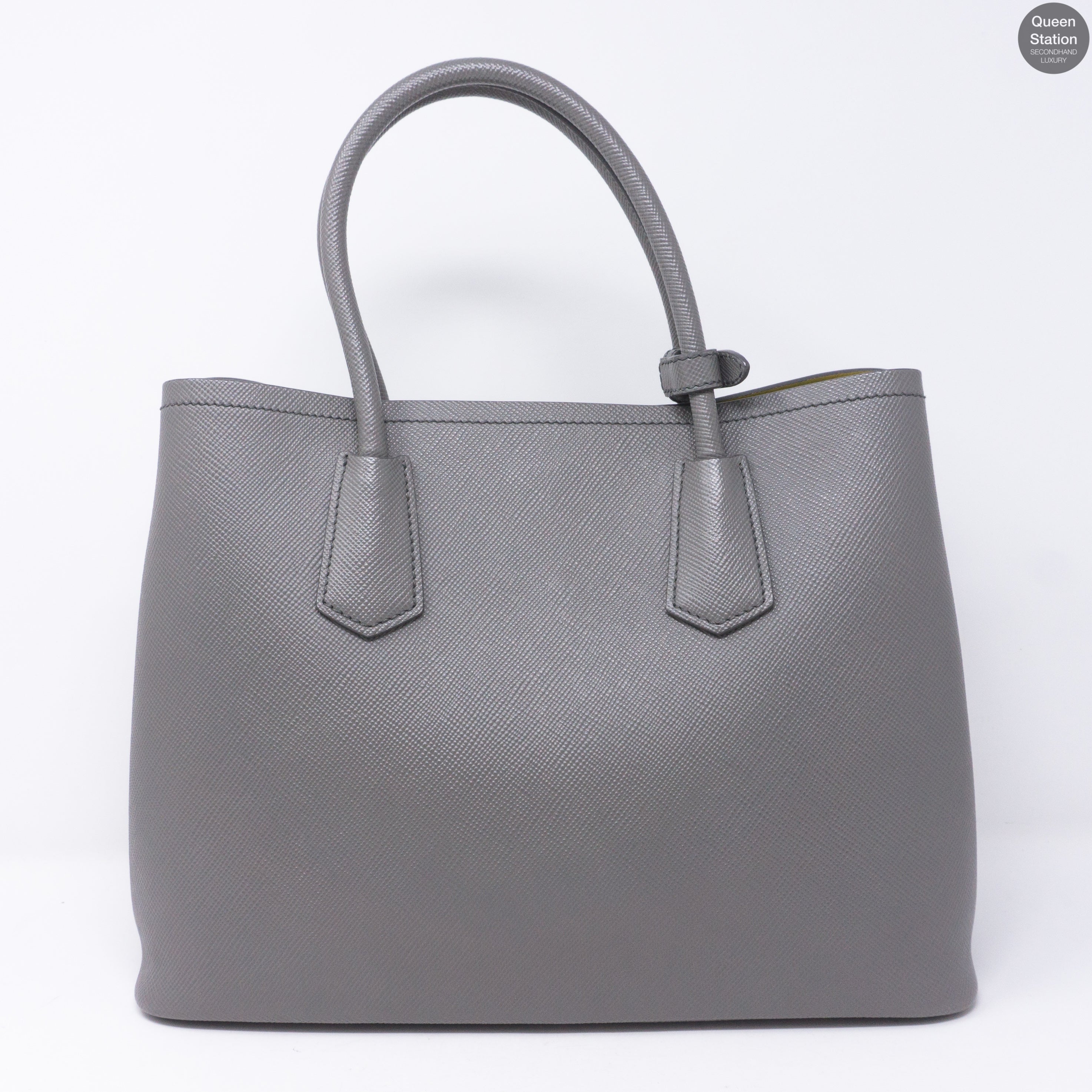 Grey Double Medium Bag