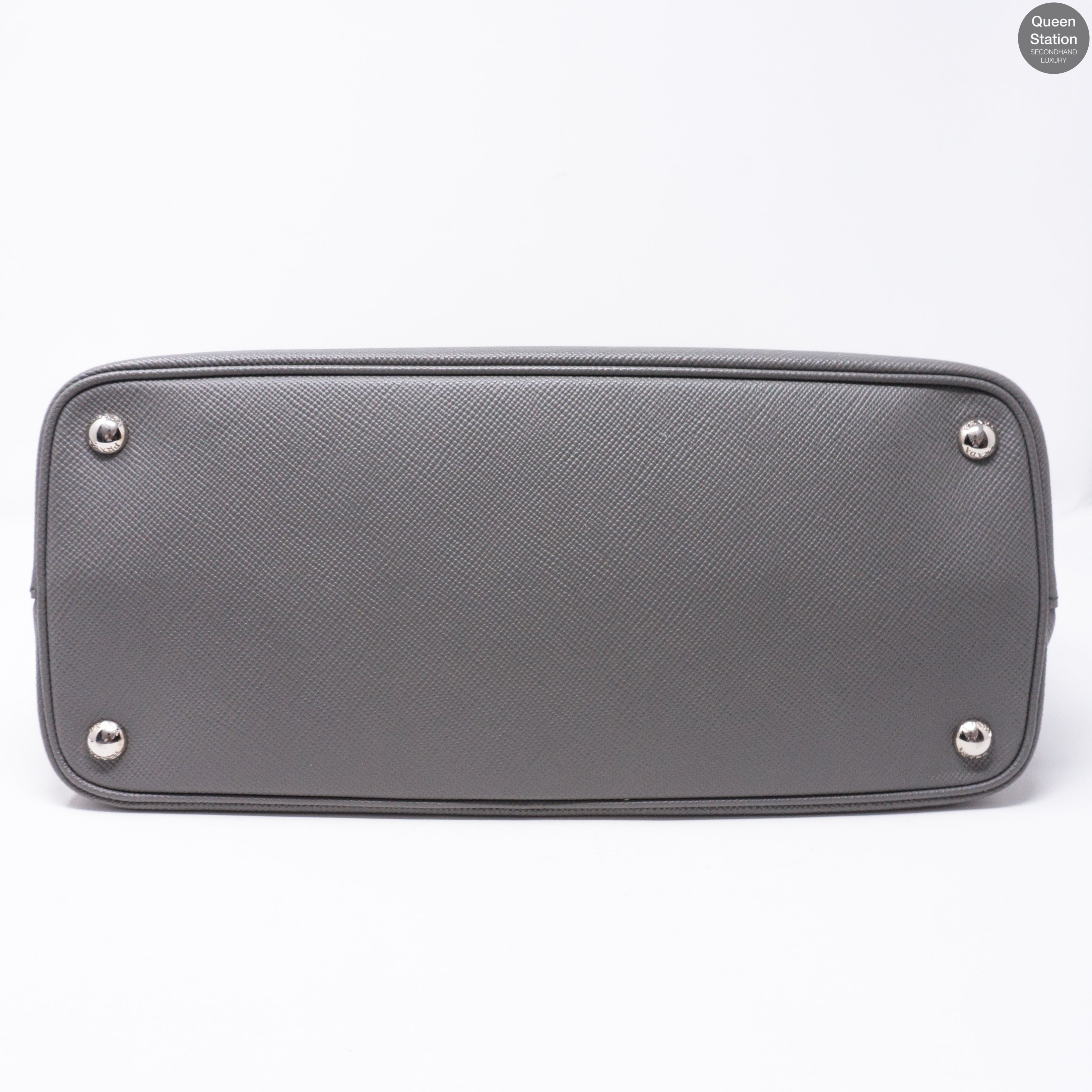 Grey Double Medium Bag