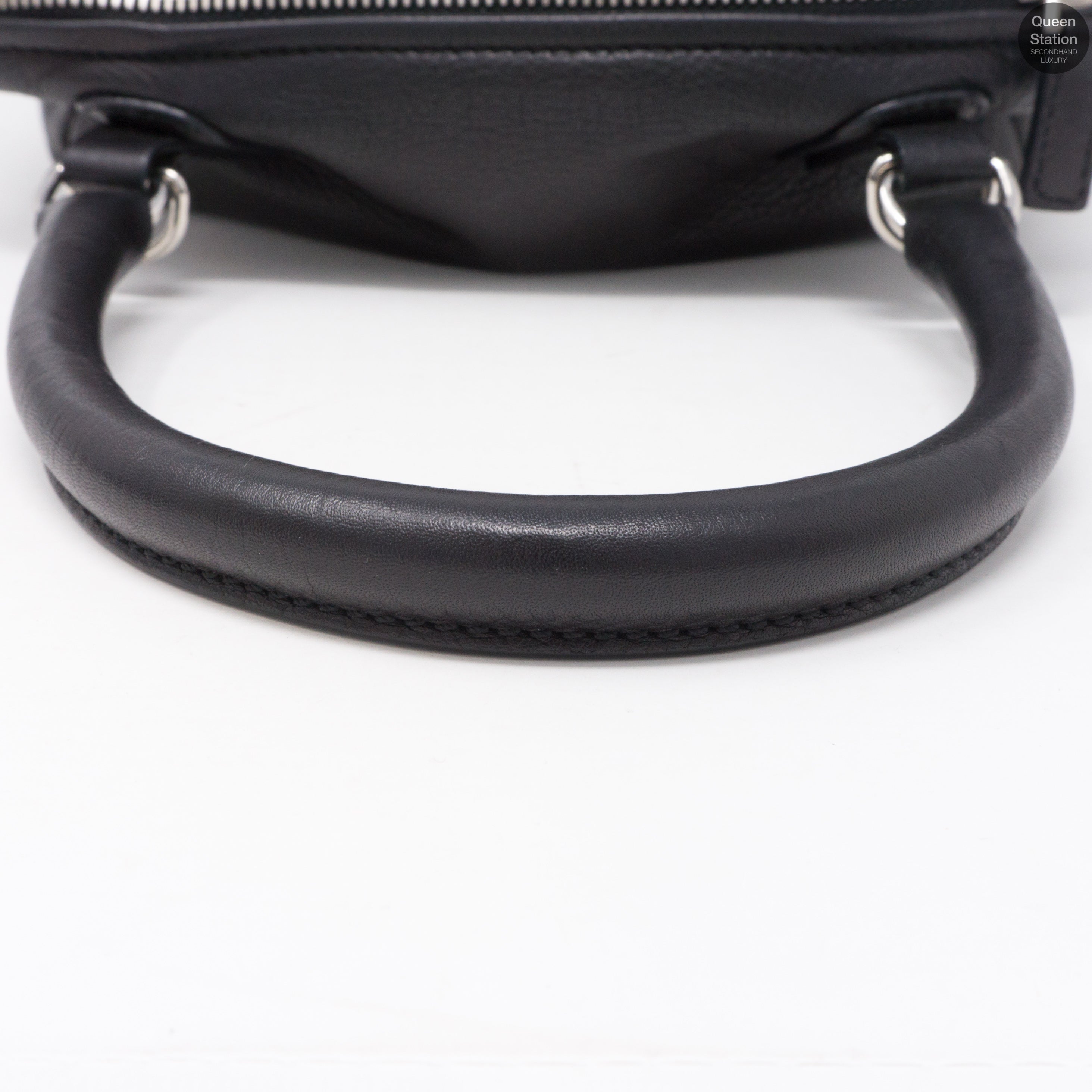 Pandora Studded Black & White Leather