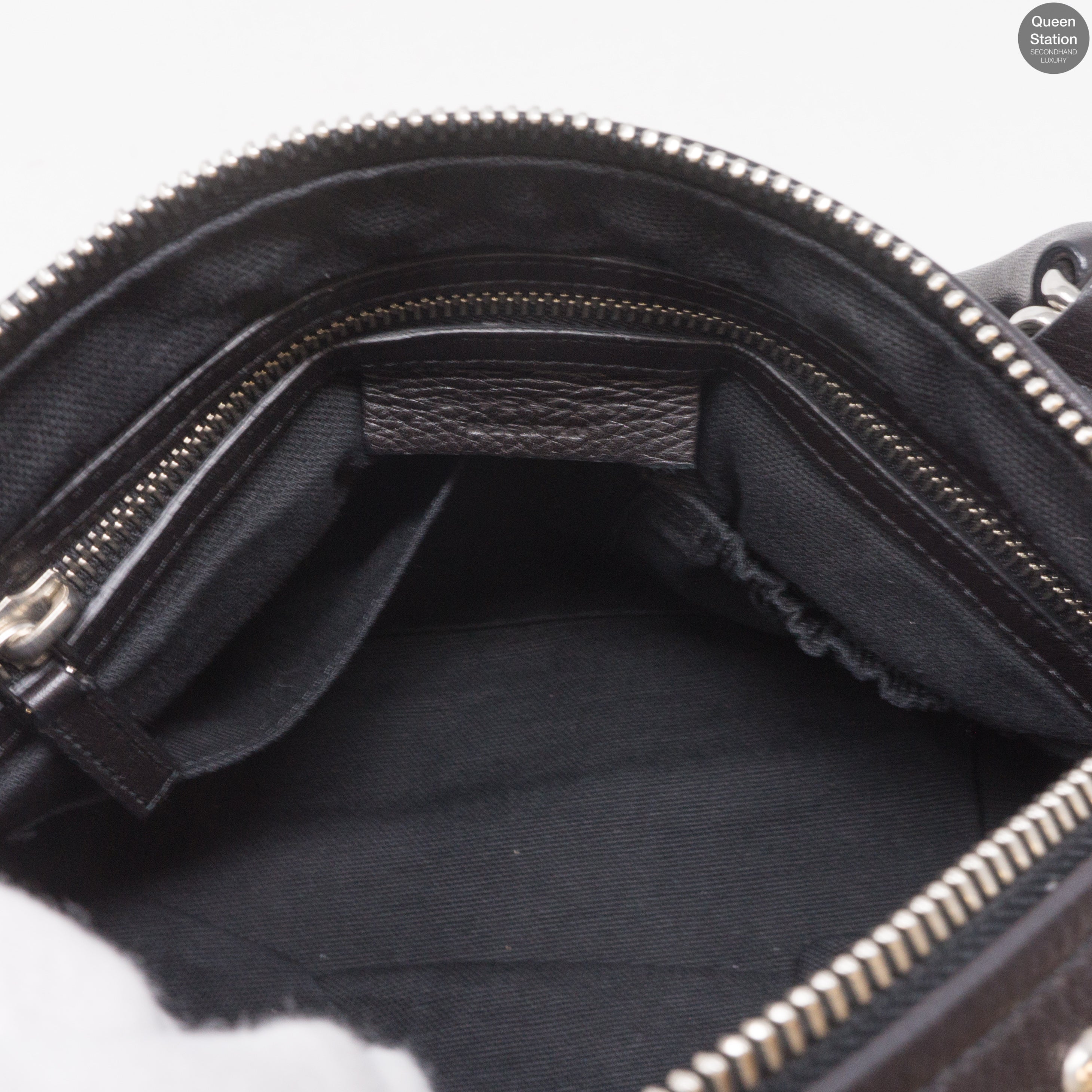 Pandora Studded Black & White Leather