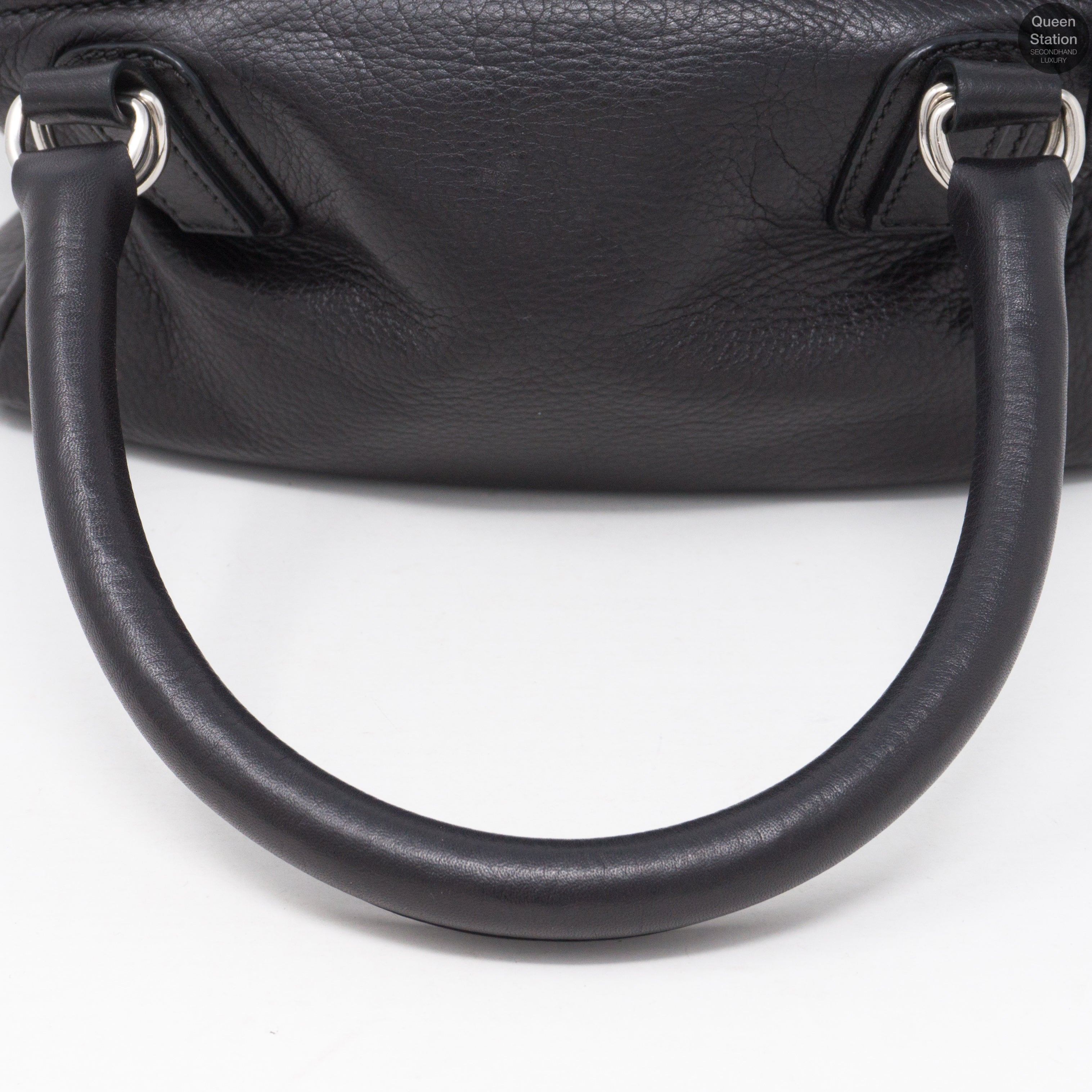 Pandora Studded Black & White Leather