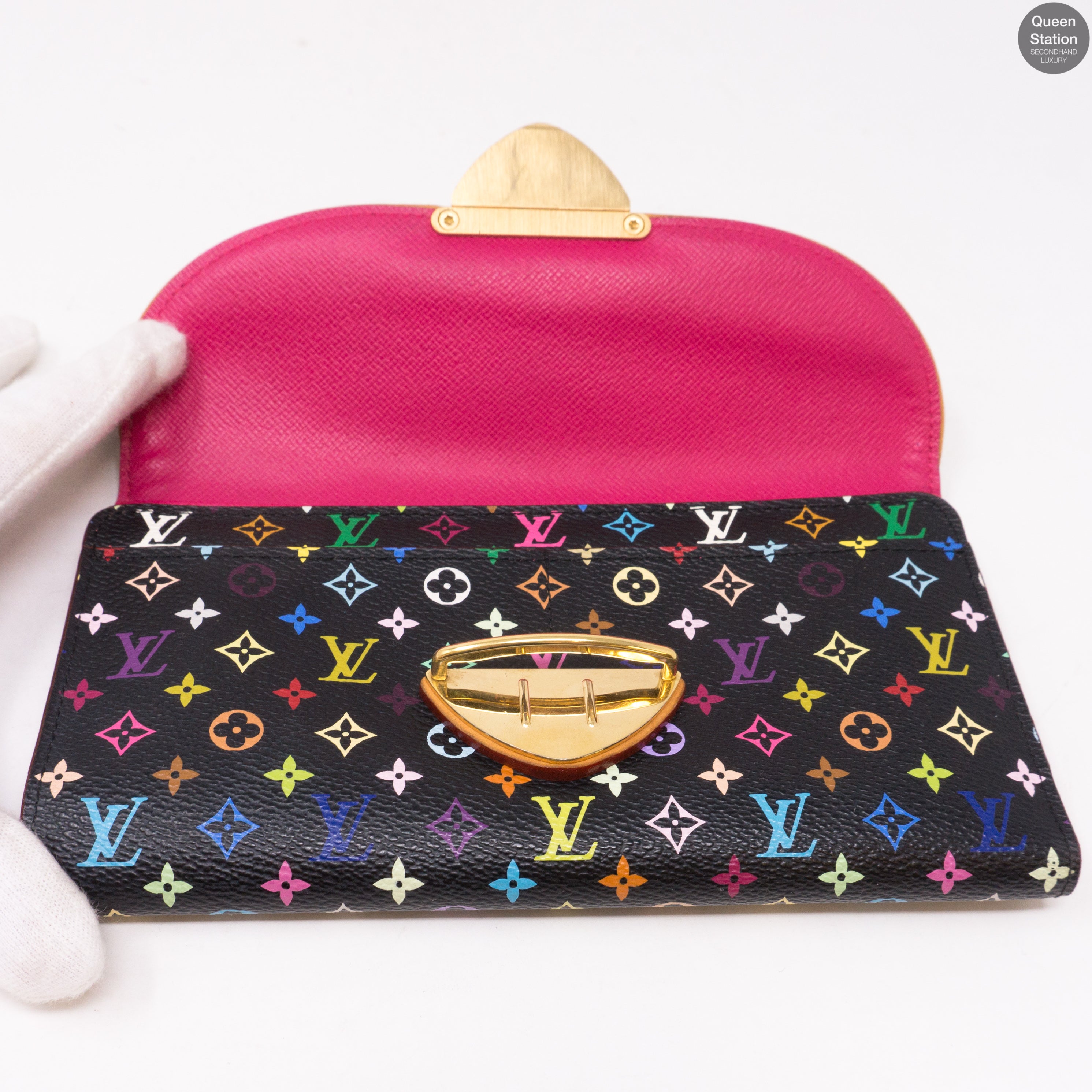 Eugenie Wallet Multicolore Black