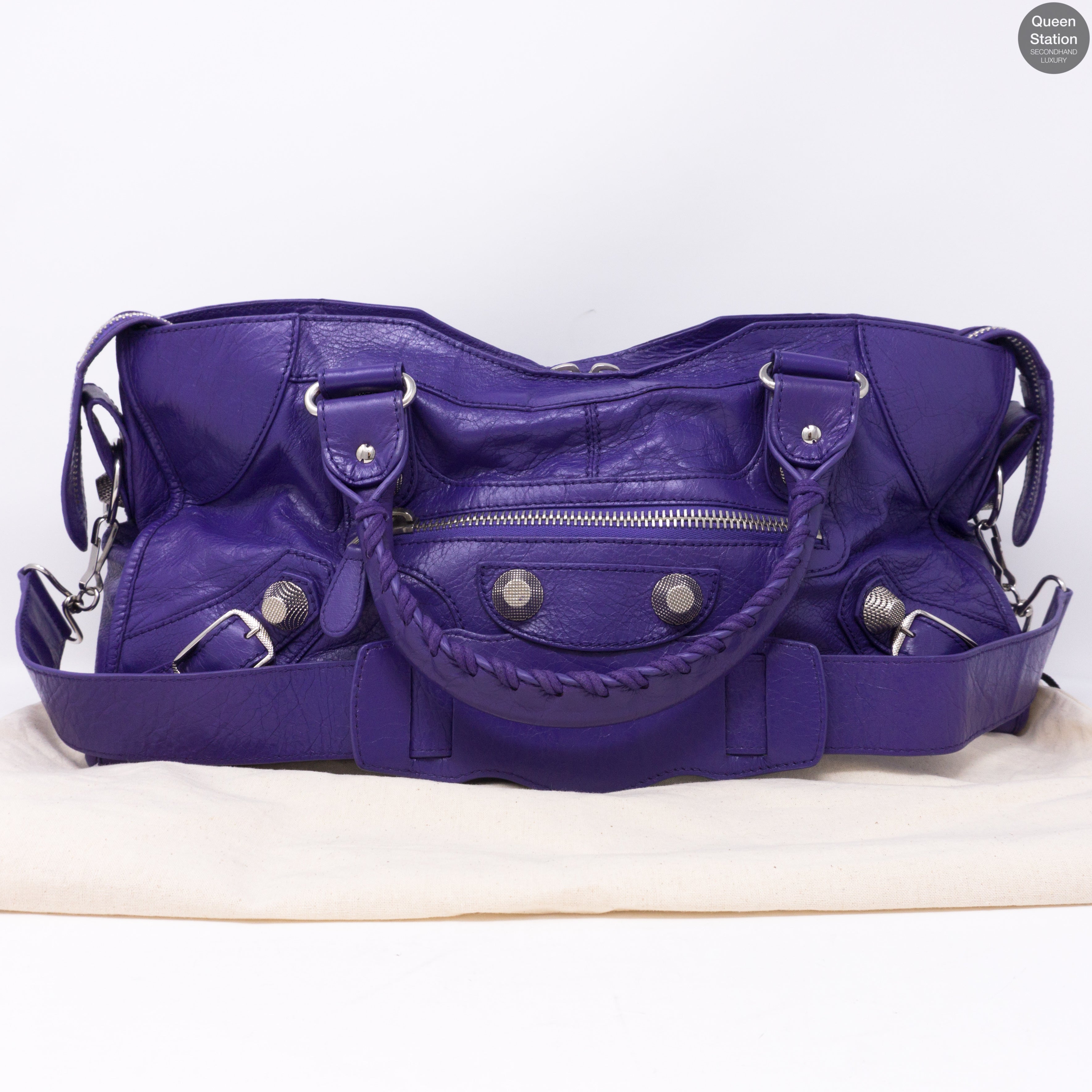 Part Time Giant Purple Leather