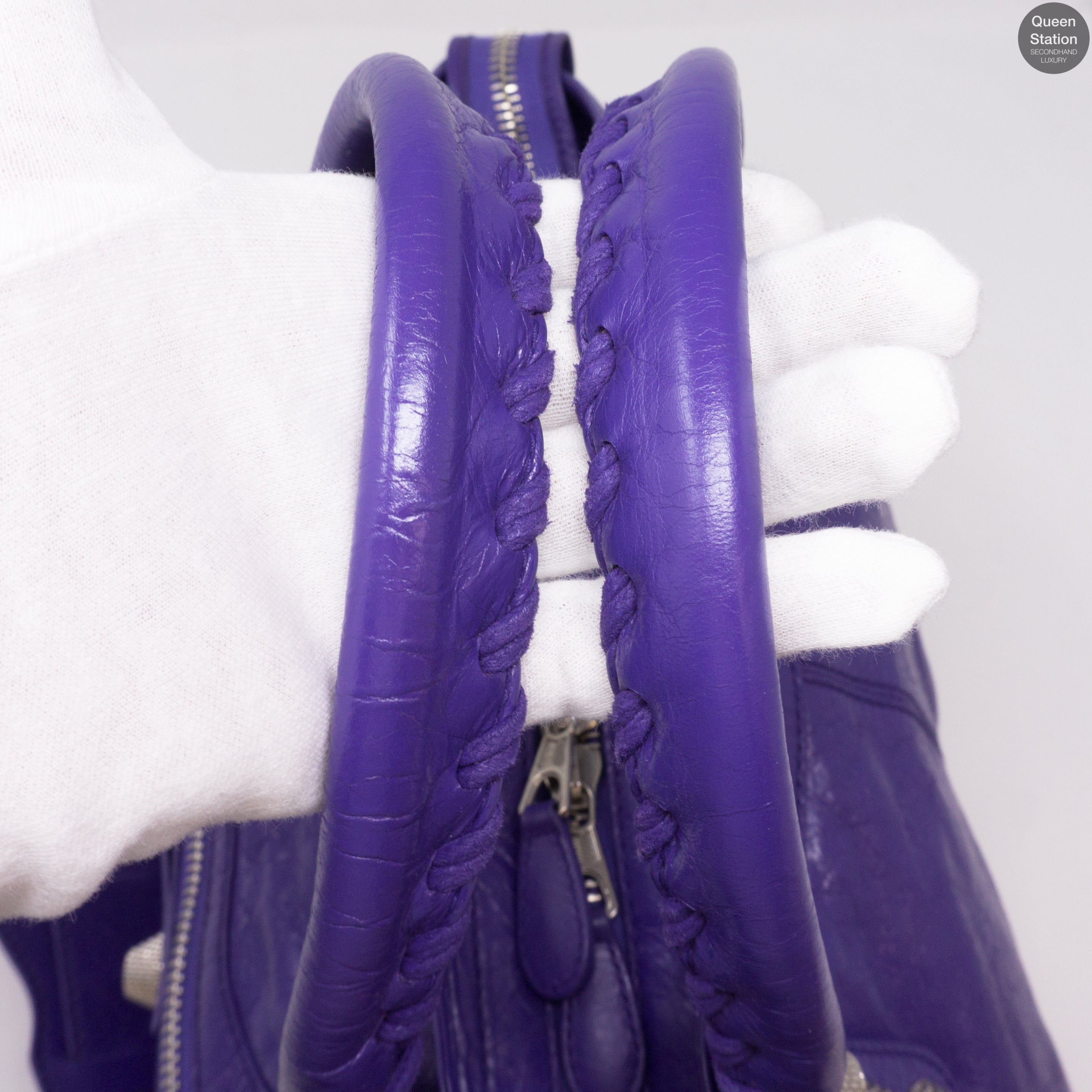Part Time Giant Purple Leather