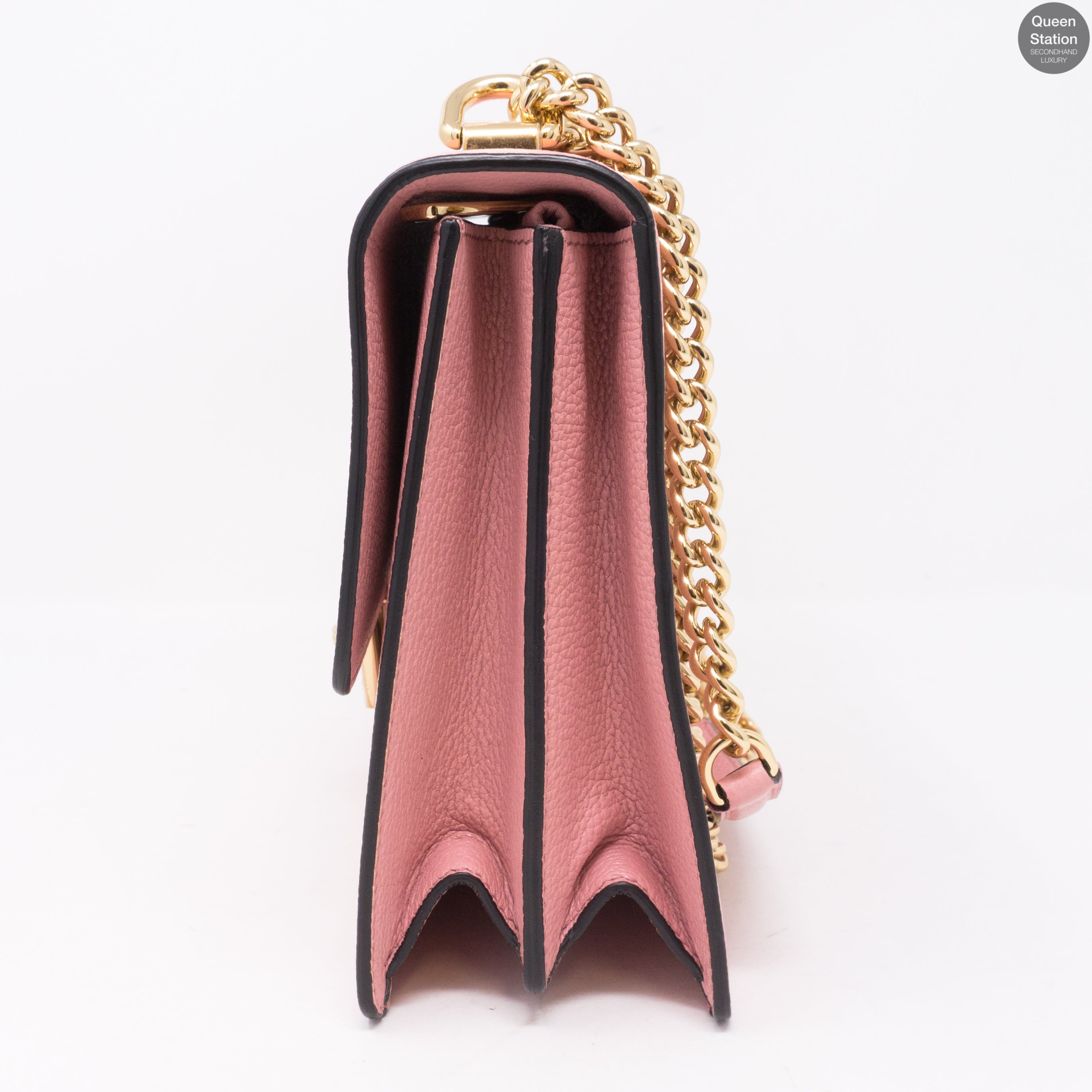 Rosalia Pink Leather Shoulder Bag