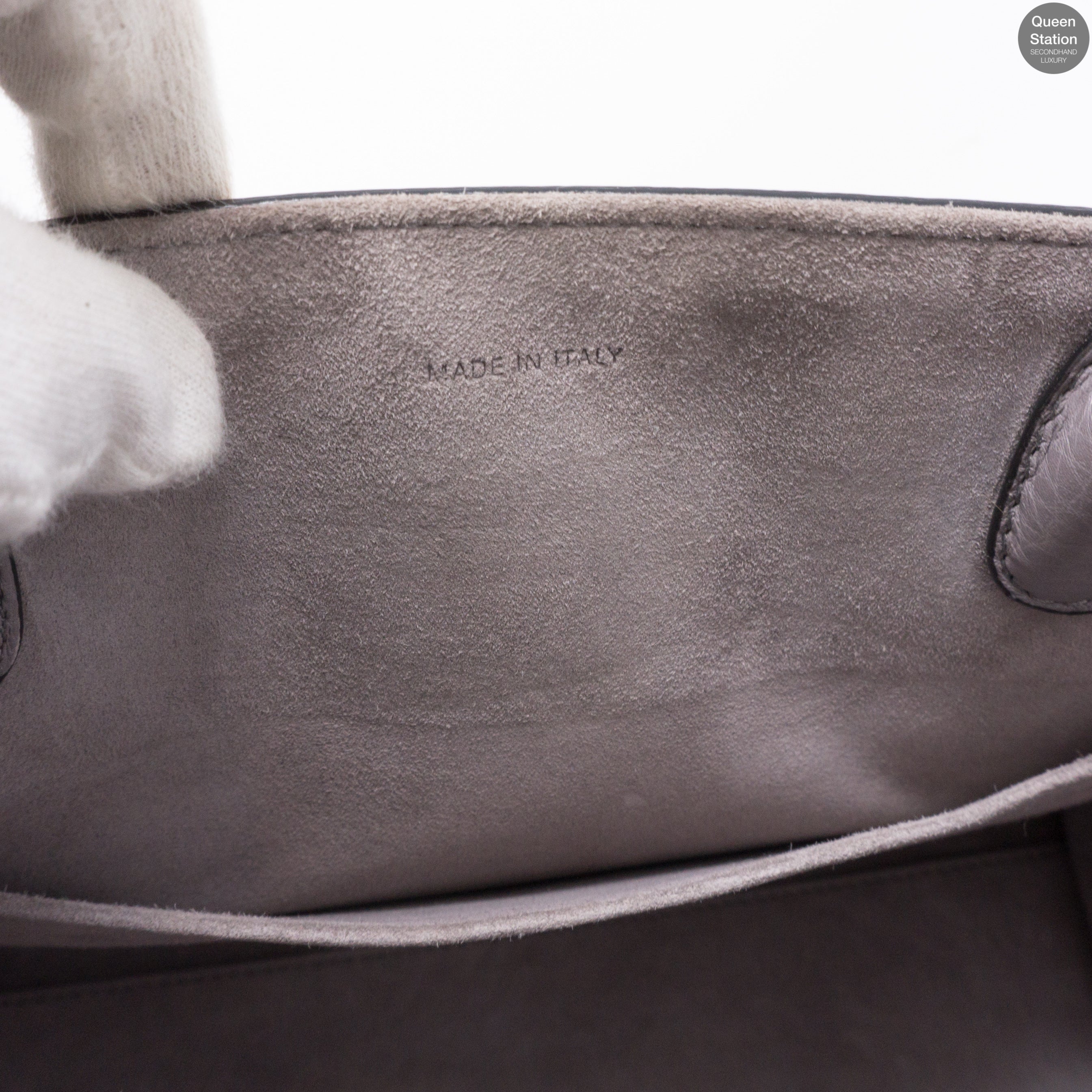 Diorever Grey Leather